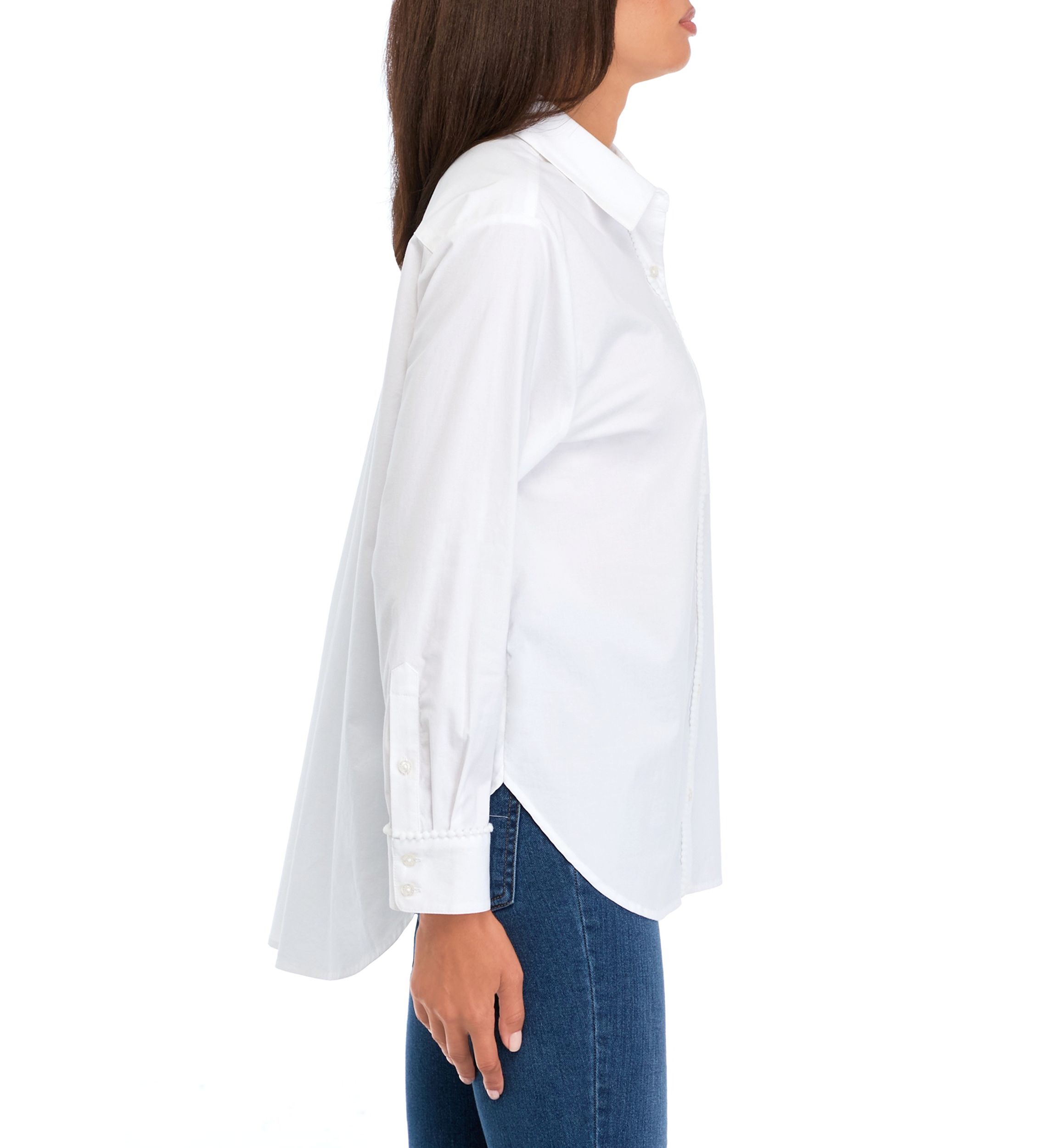 Womens Long Sleeve Button Up Tunic