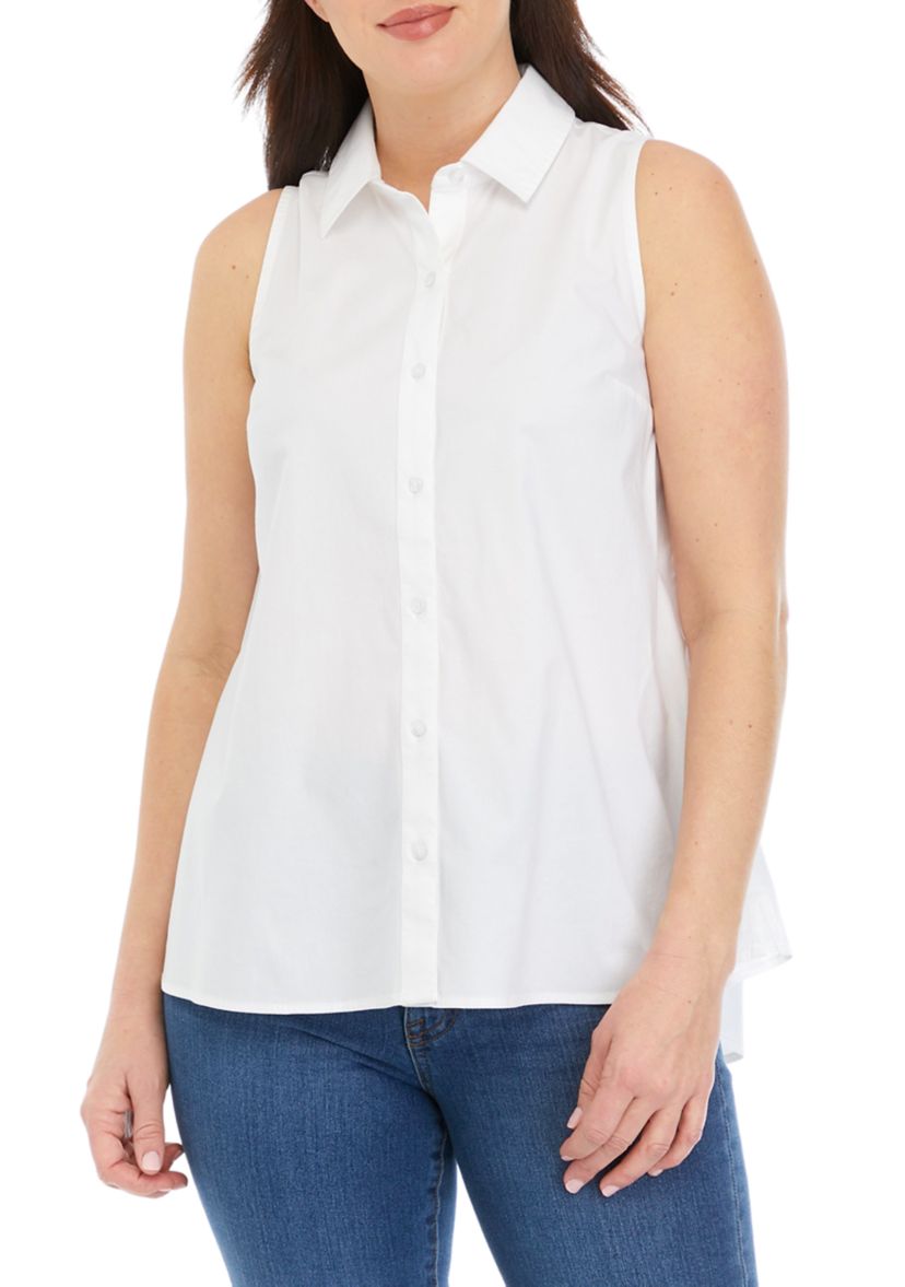 Womens Solid Boyfriend Top