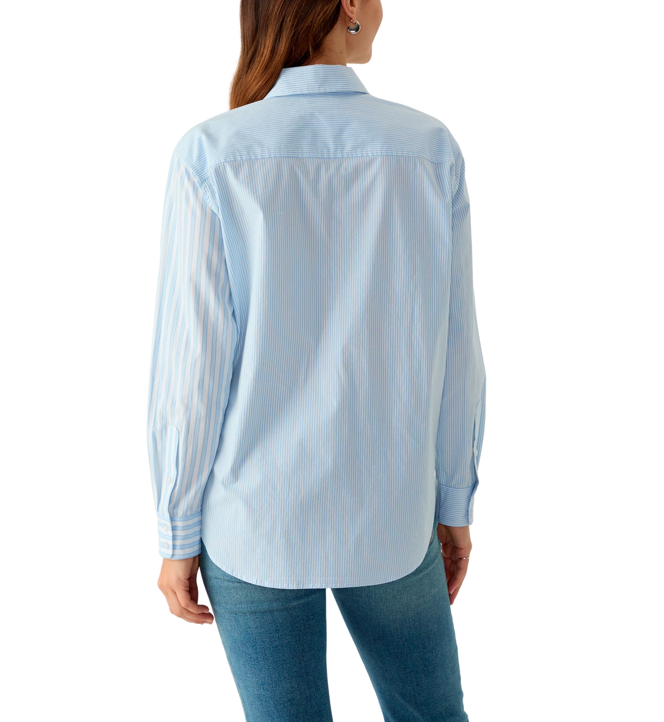 Womens Yarn Dyed Button Front Shirt