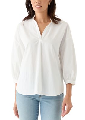 Crown & Ivy Women's Ruffle Blouse