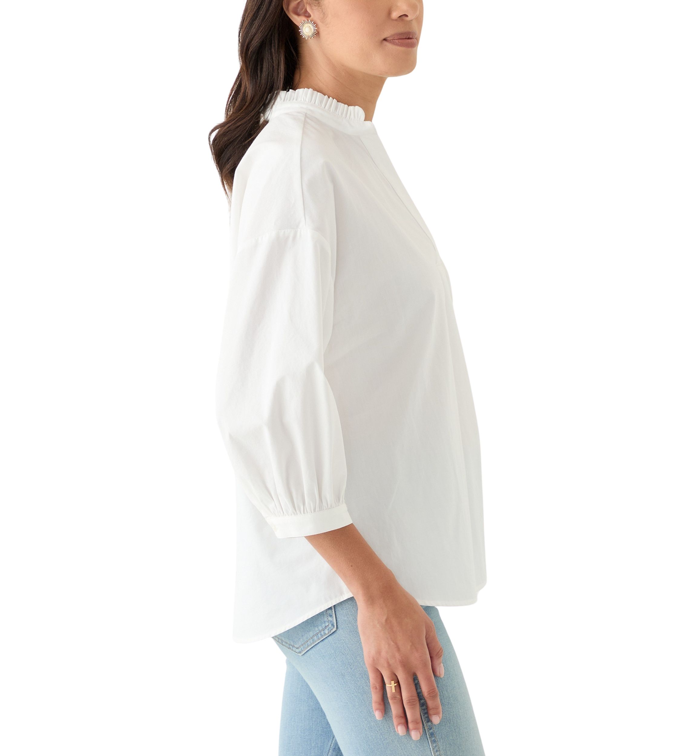 Womens Ruffle Blouse