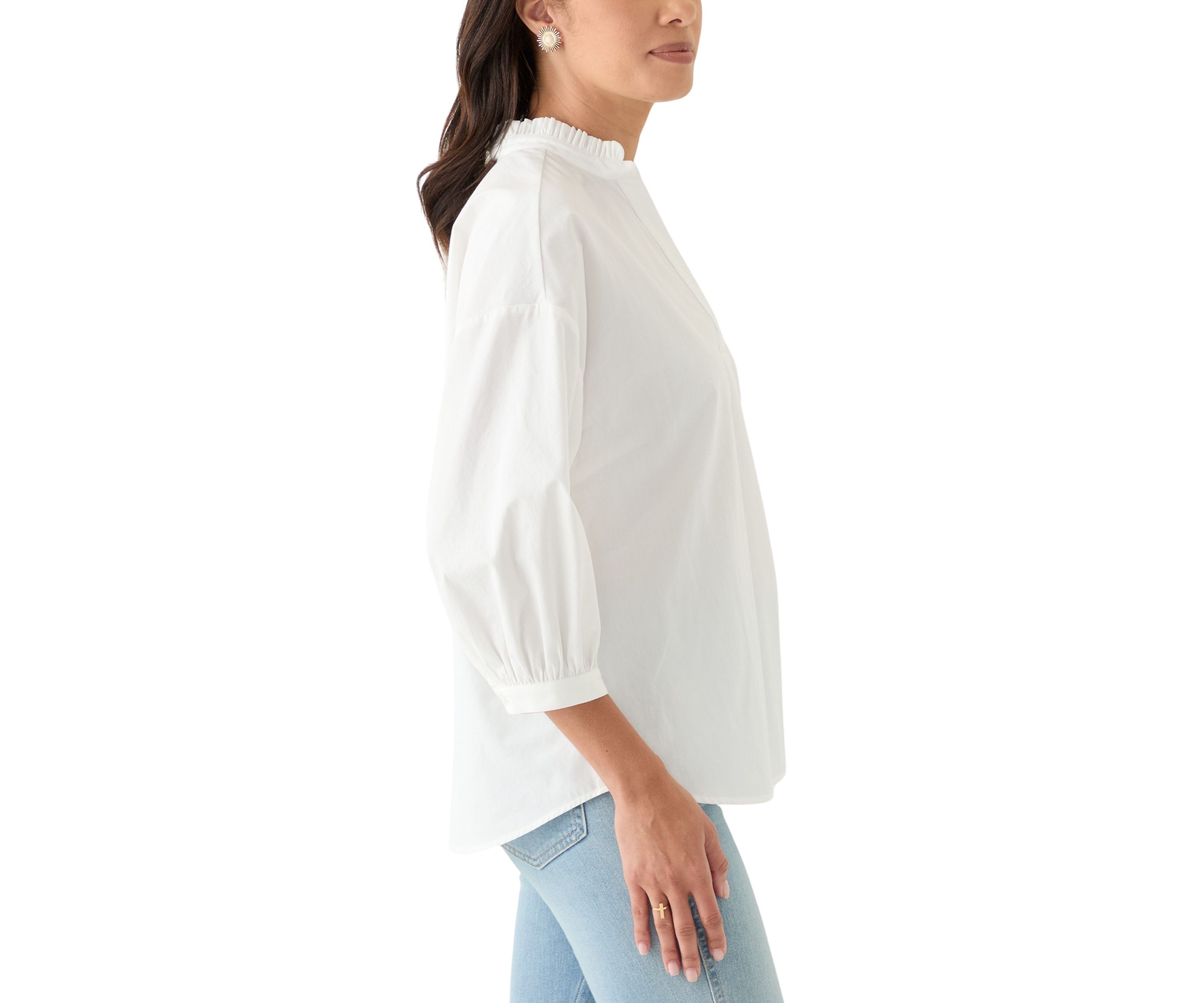 Womens Ruffle Blouse