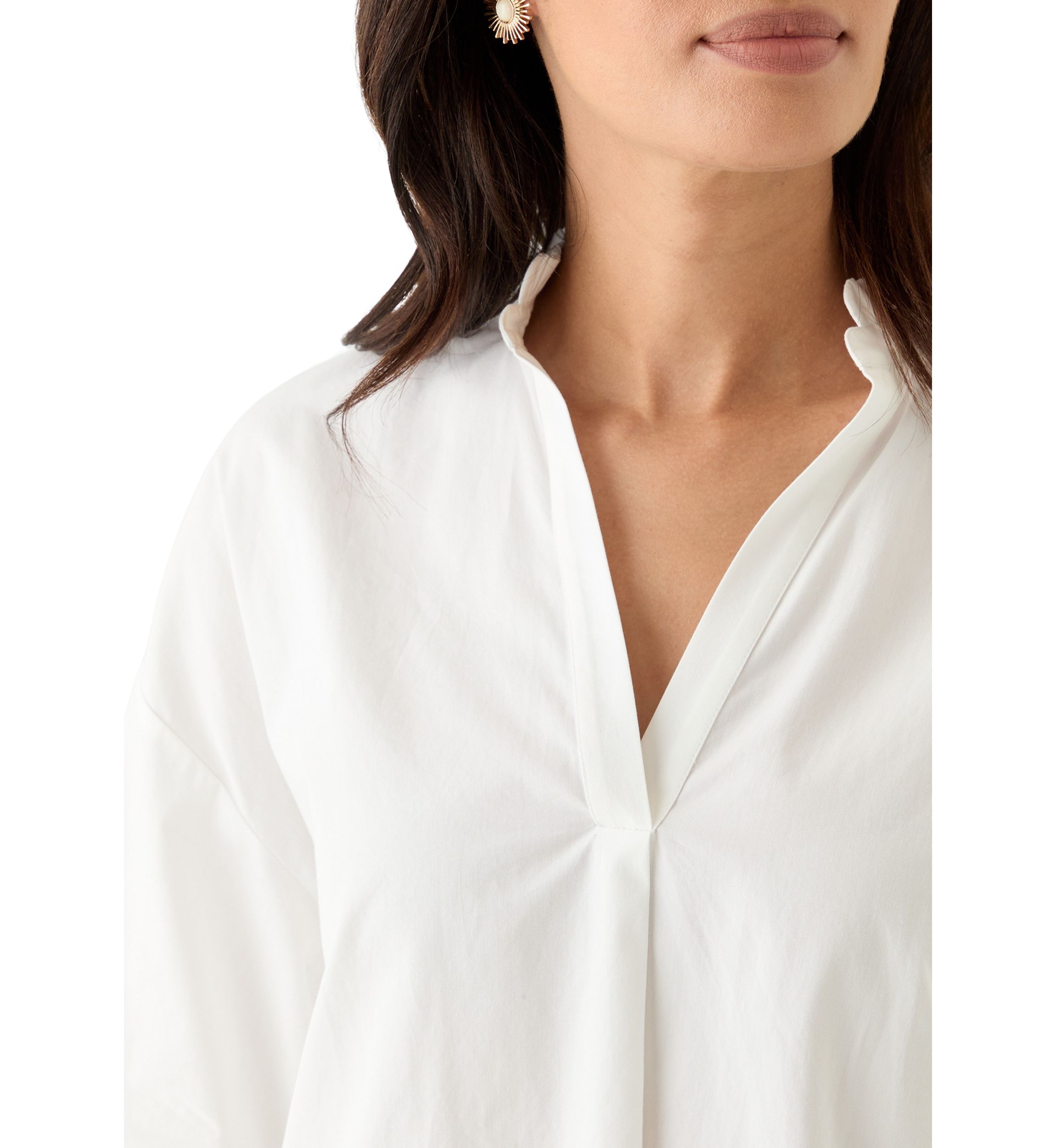 Womens Ruffle Blouse