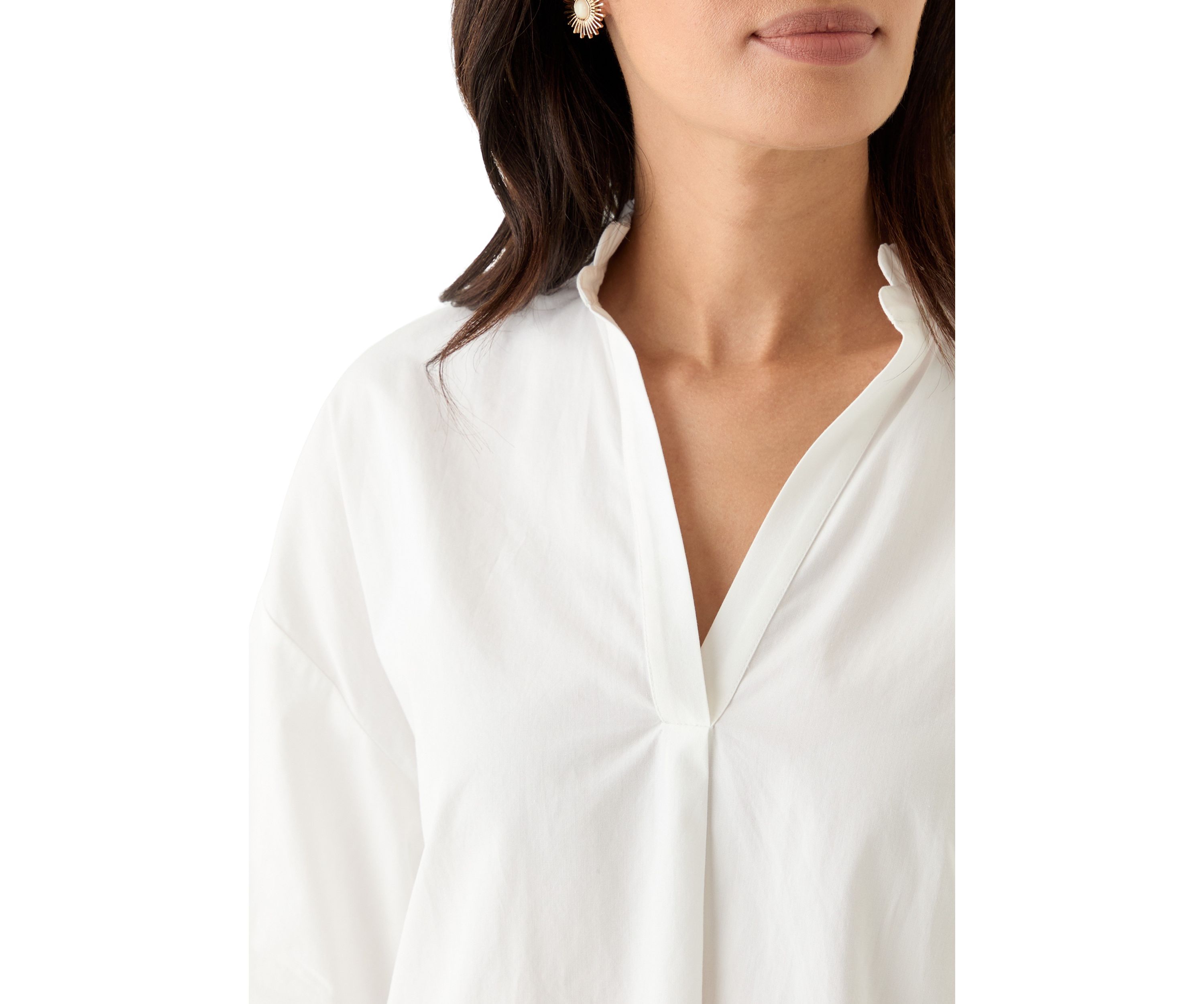 Womens Ruffle Blouse