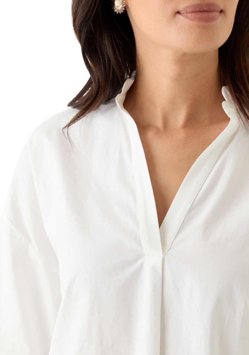 Womens Ruffle Blouse