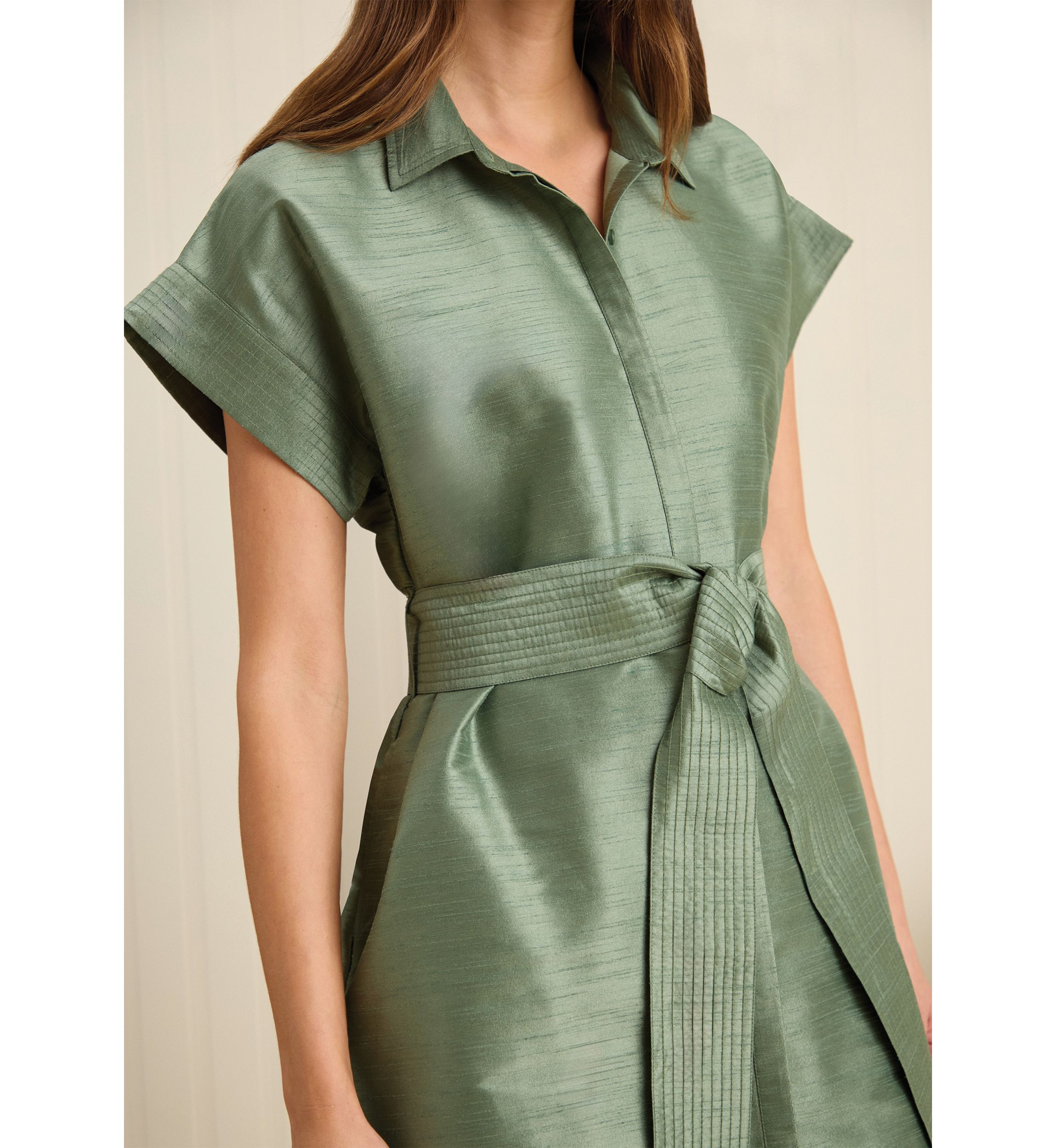 Sewing Down South x Crown & Ivy™ Sew Merry Midi Shirt Dress