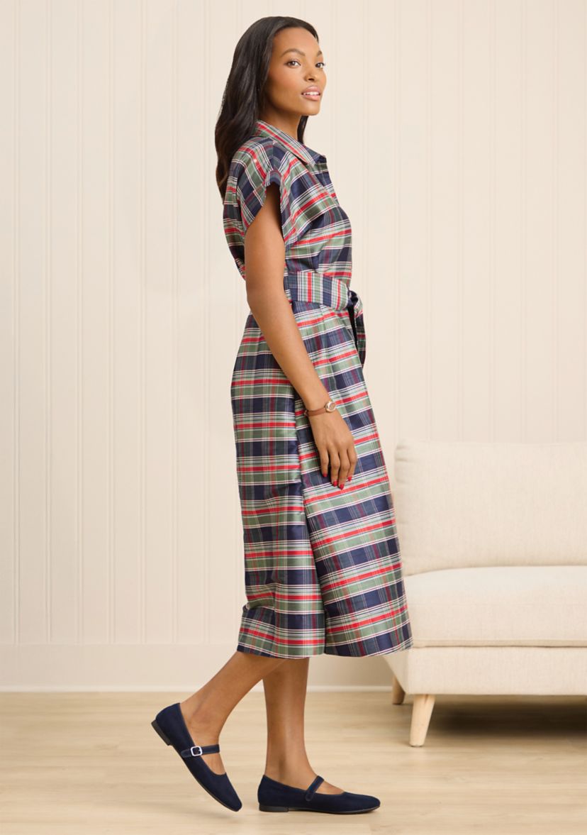 Sewing Down South x Crown & Ivy™ Sew Merry Midi Shirt Dress