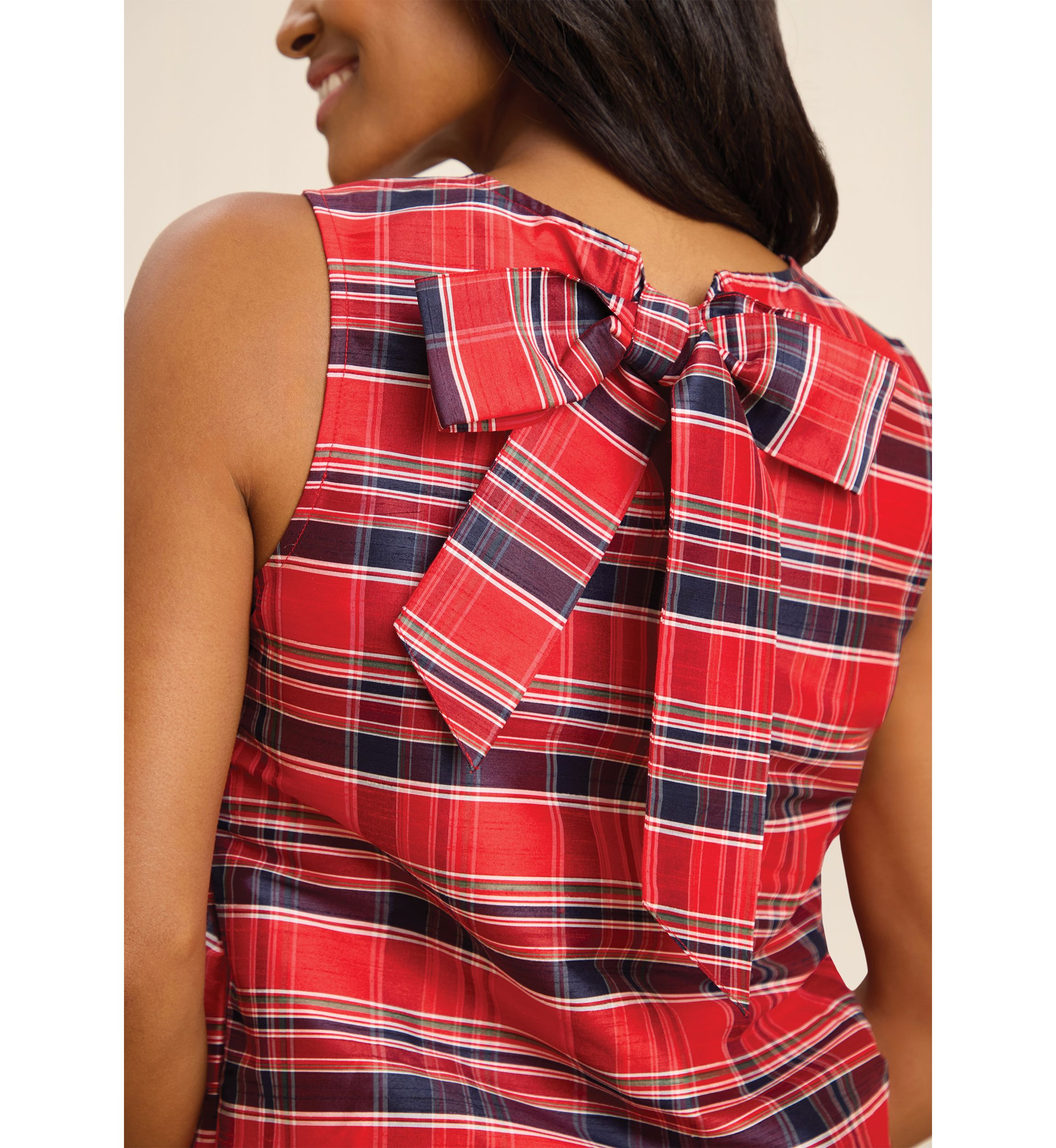 Sewing Down South x Crown & Ivy™ Sew Merry Bow Back Tank