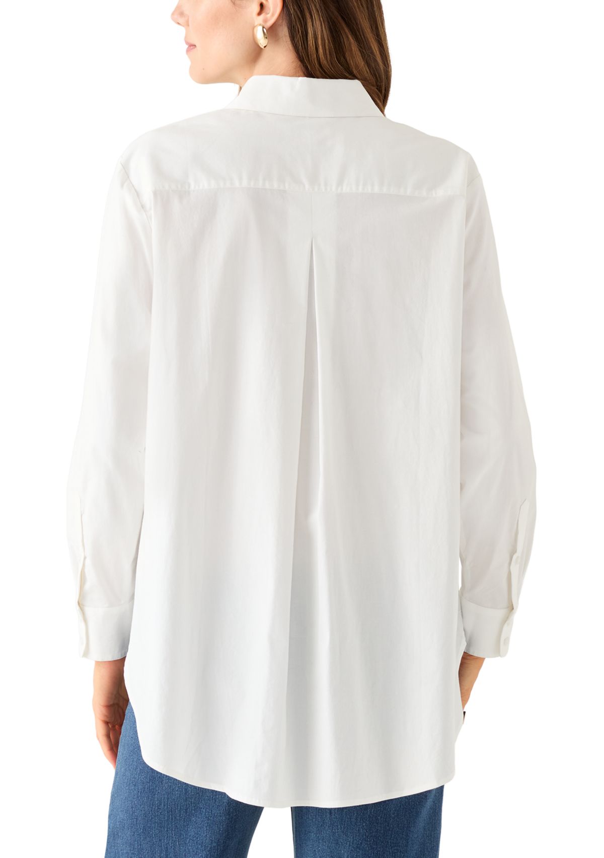 Womens Heart Embellished Tunic Top 