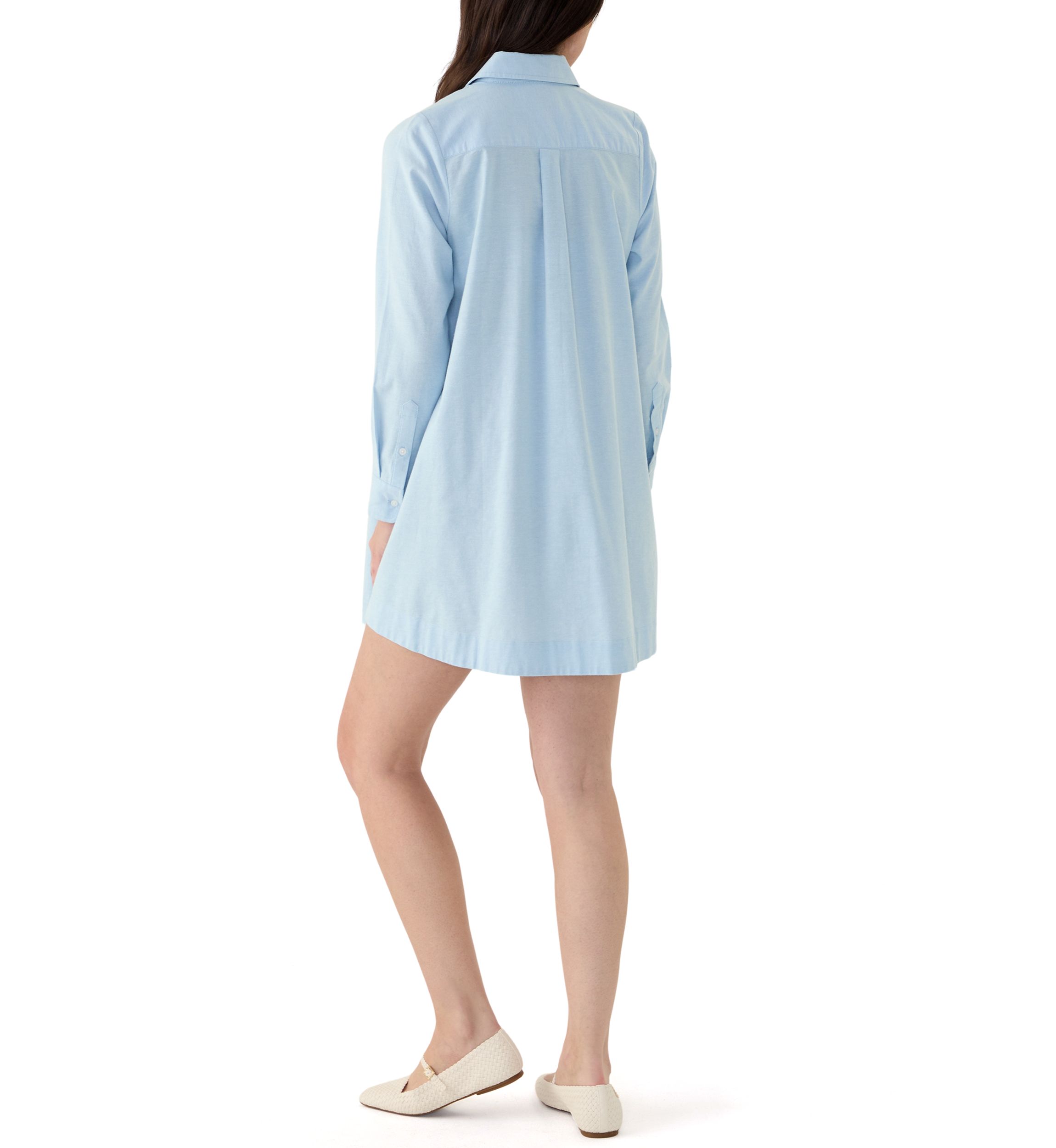 Womens A-Line Shirt Dress