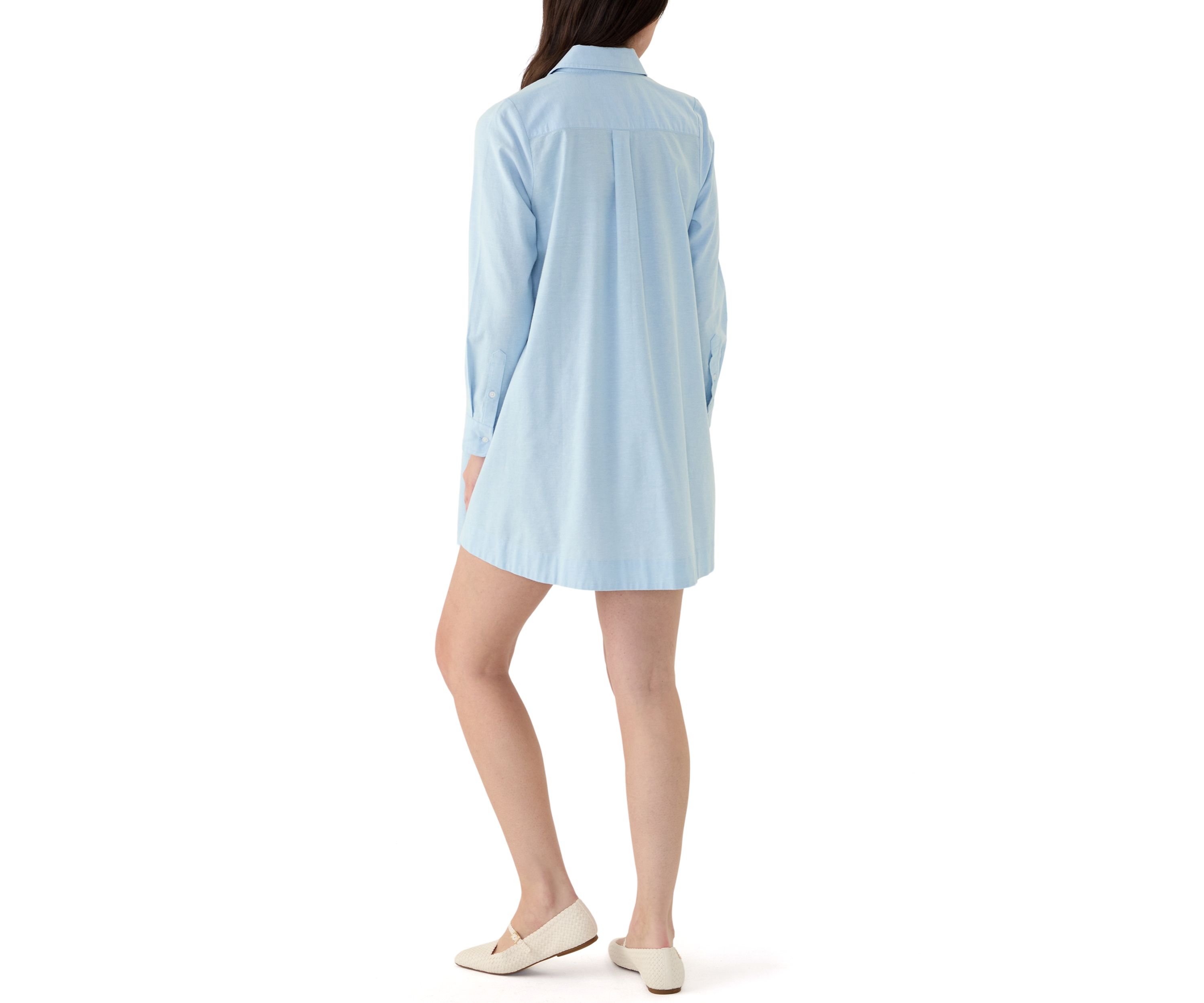 Womens A-Line Shirt Dress
