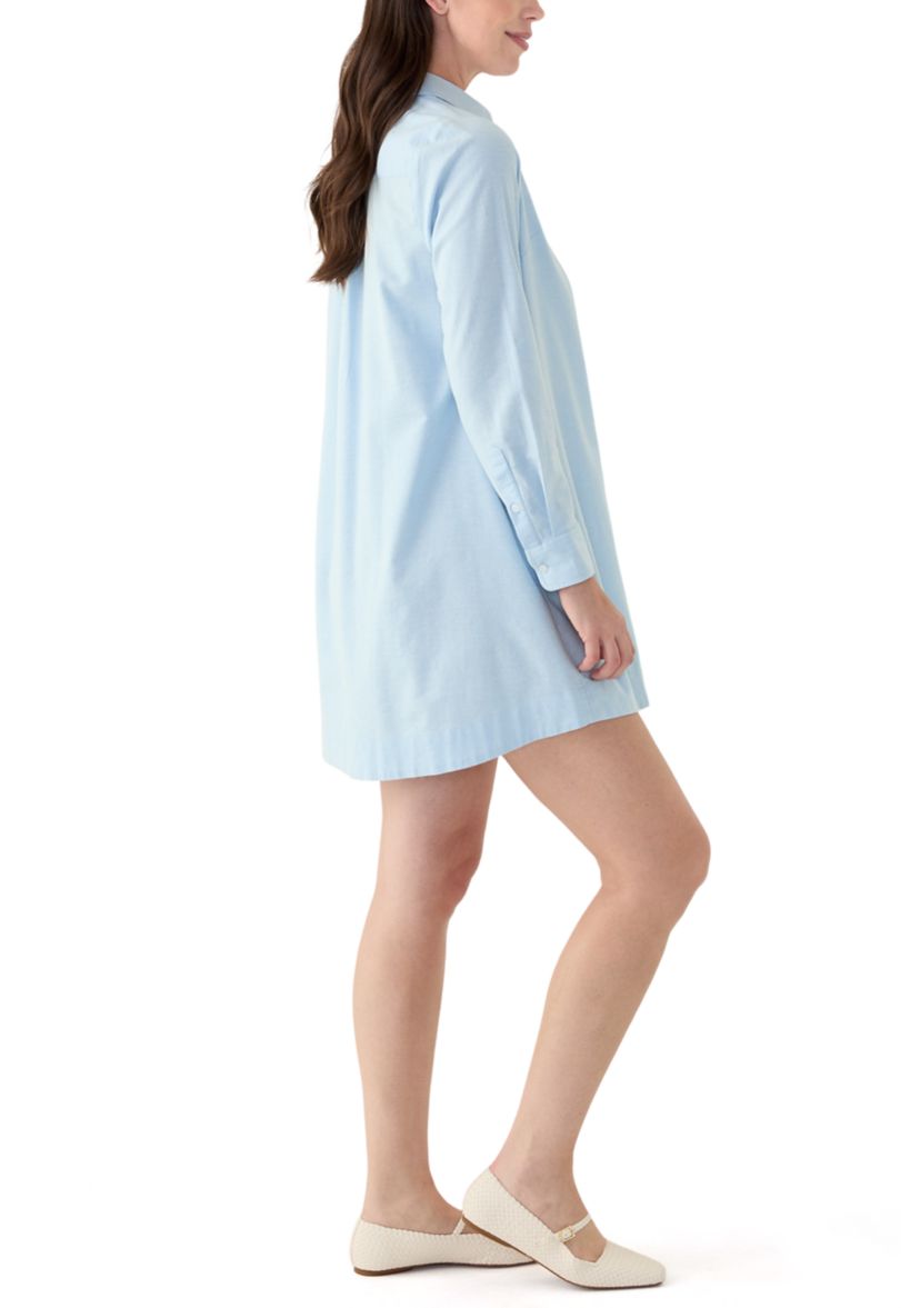 Womens A-Line Shirt Dress
