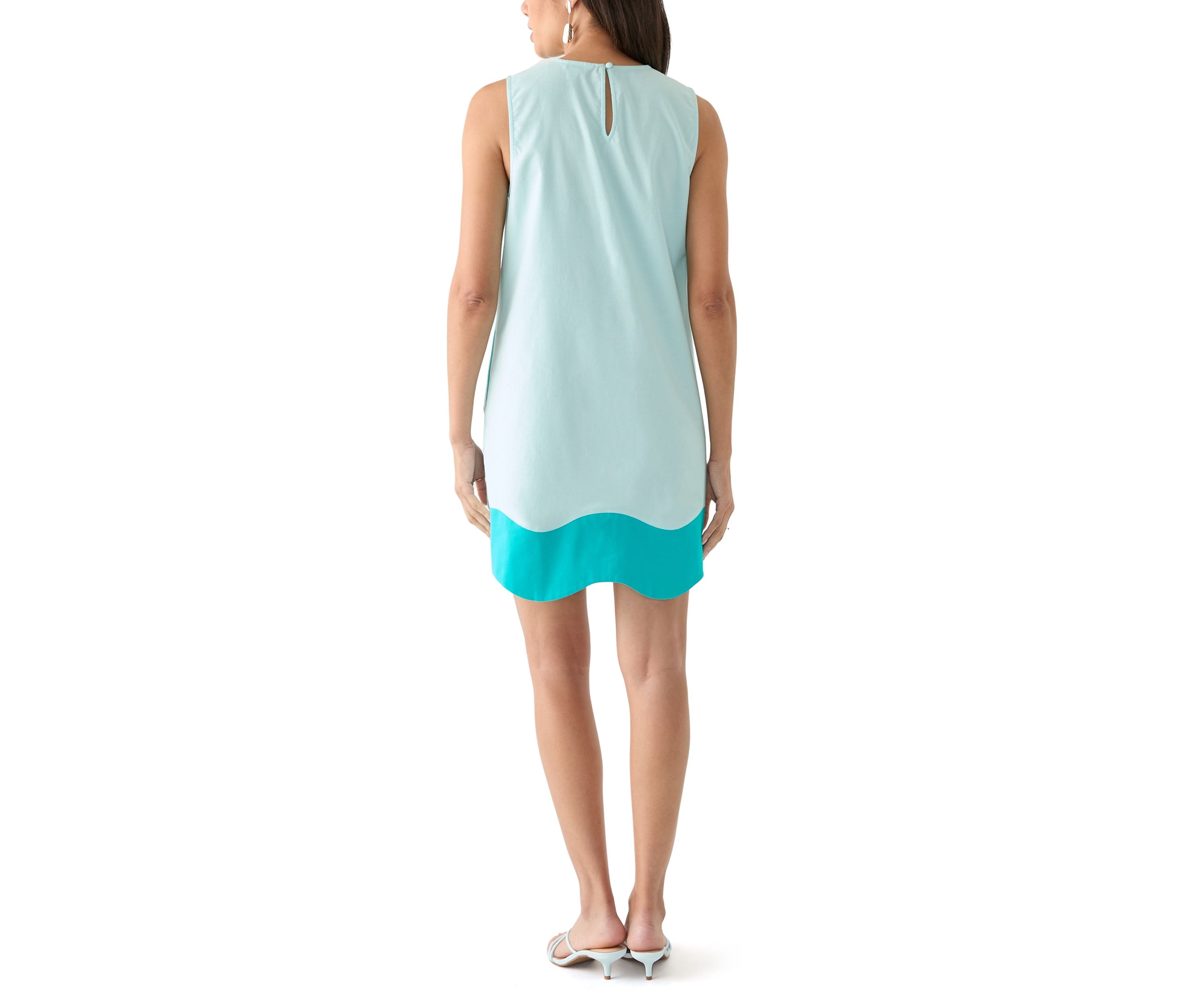 Womens Sleeveless Straight Dress