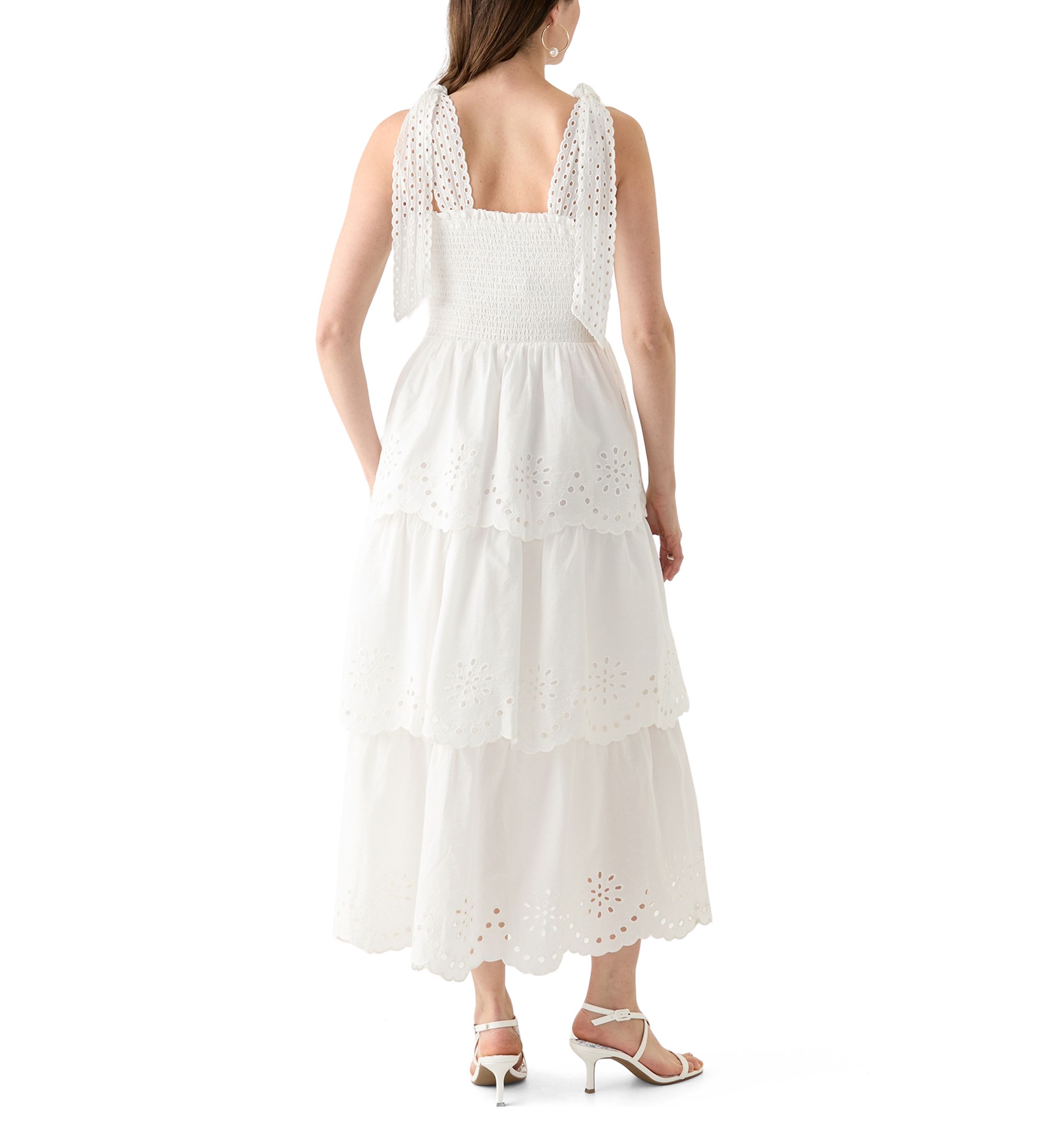 Womens Sleeveless Smock Dress