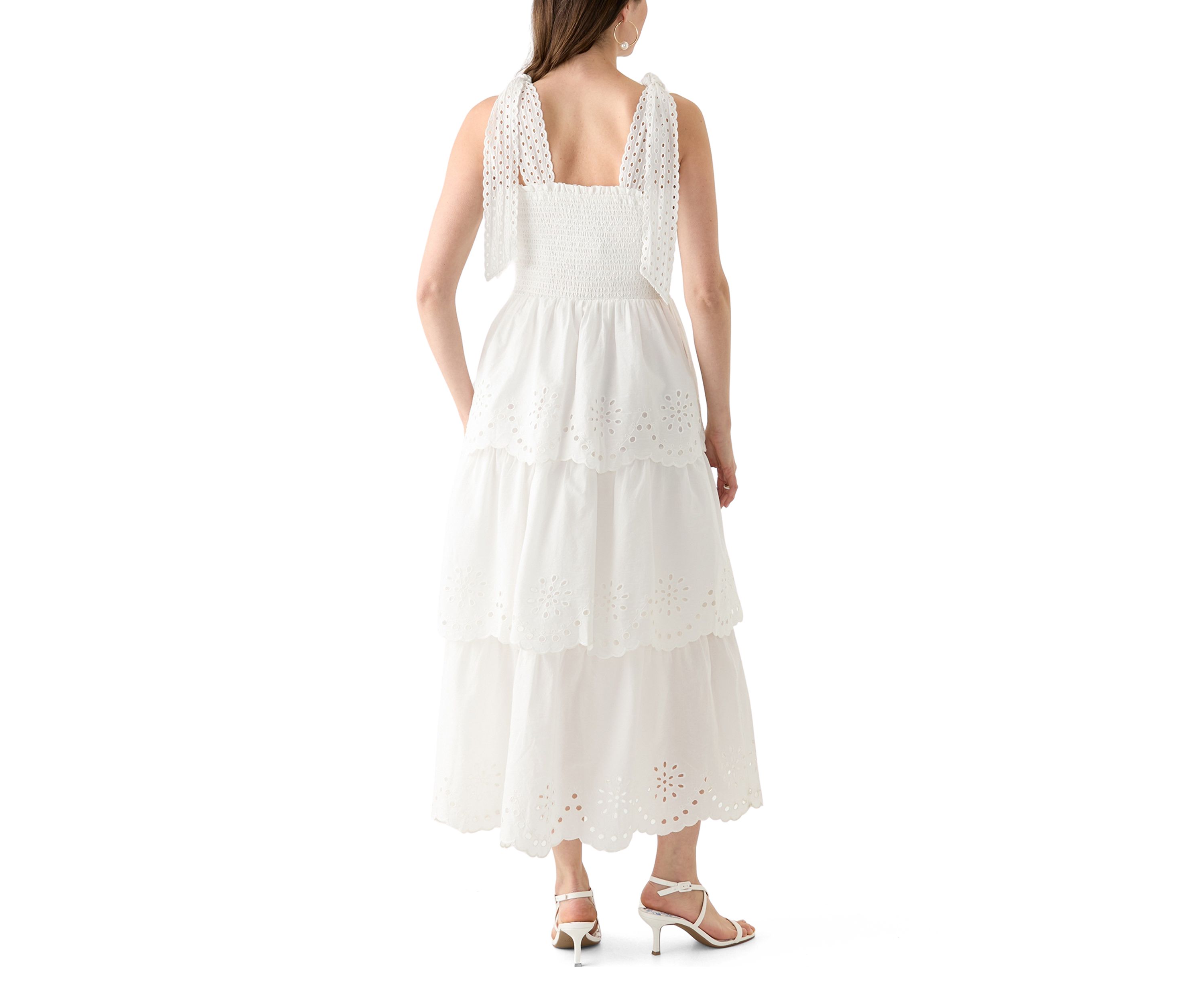 Womens Sleeveless Smock Dress