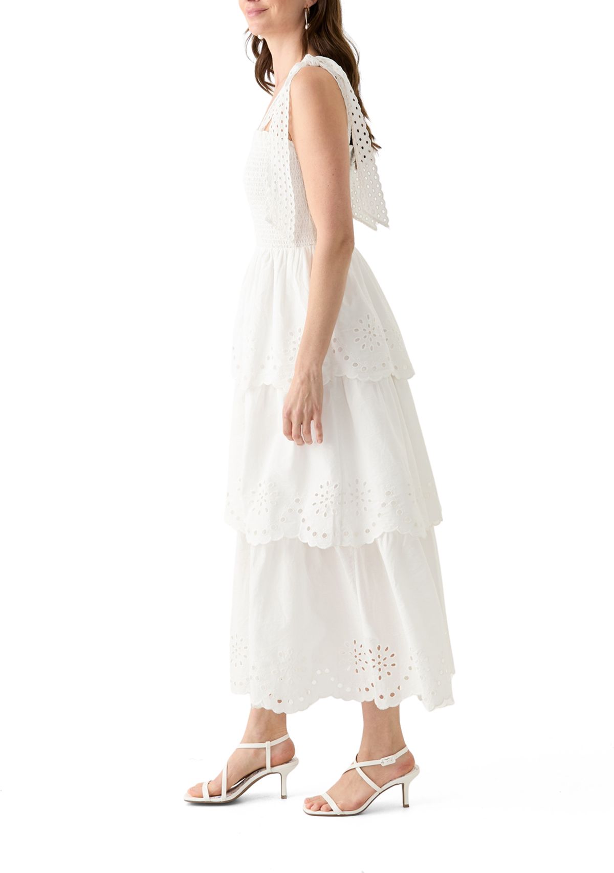 Womens Sleeveless Smock Dress