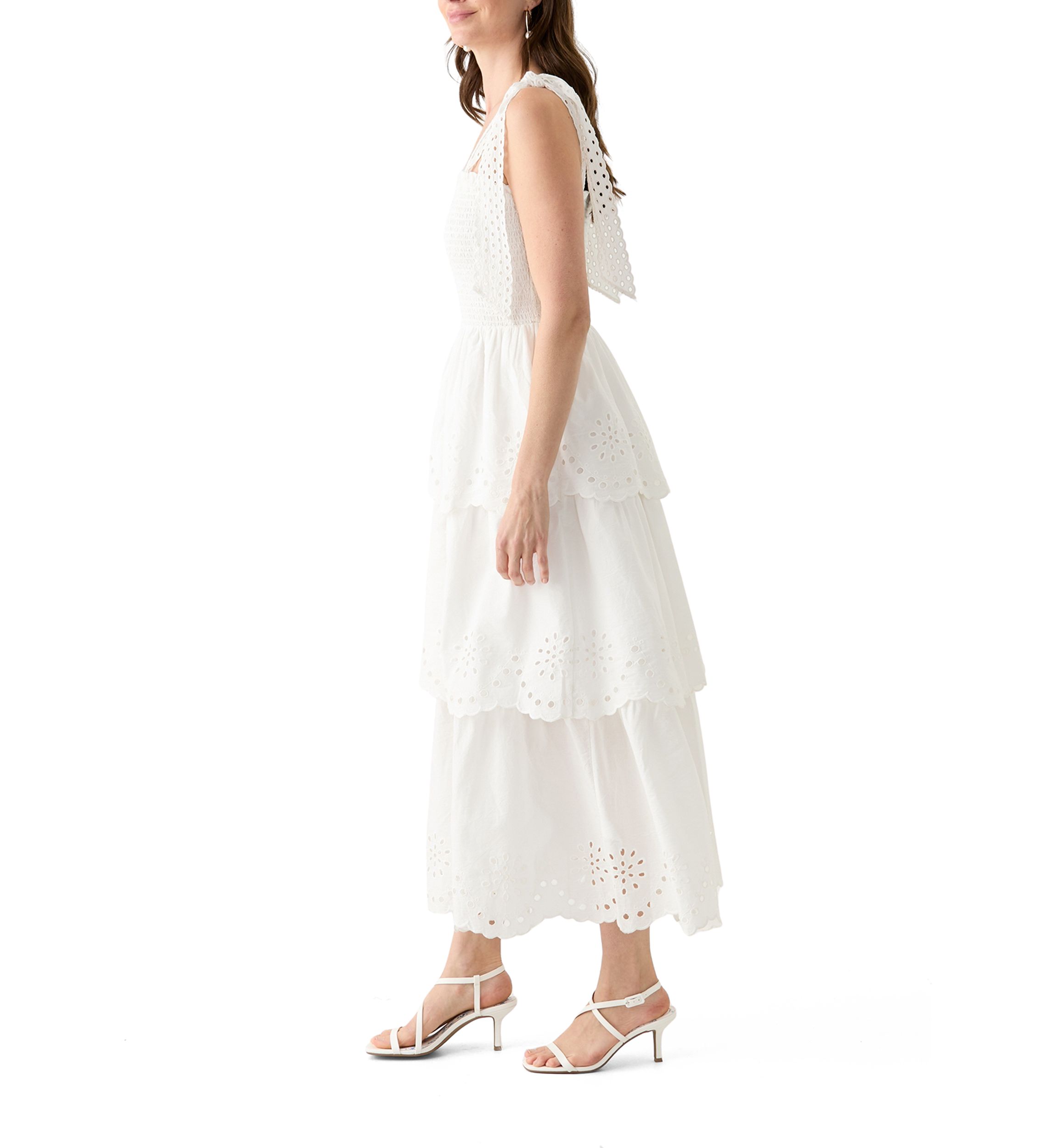 Womens Sleeveless Smock Dress