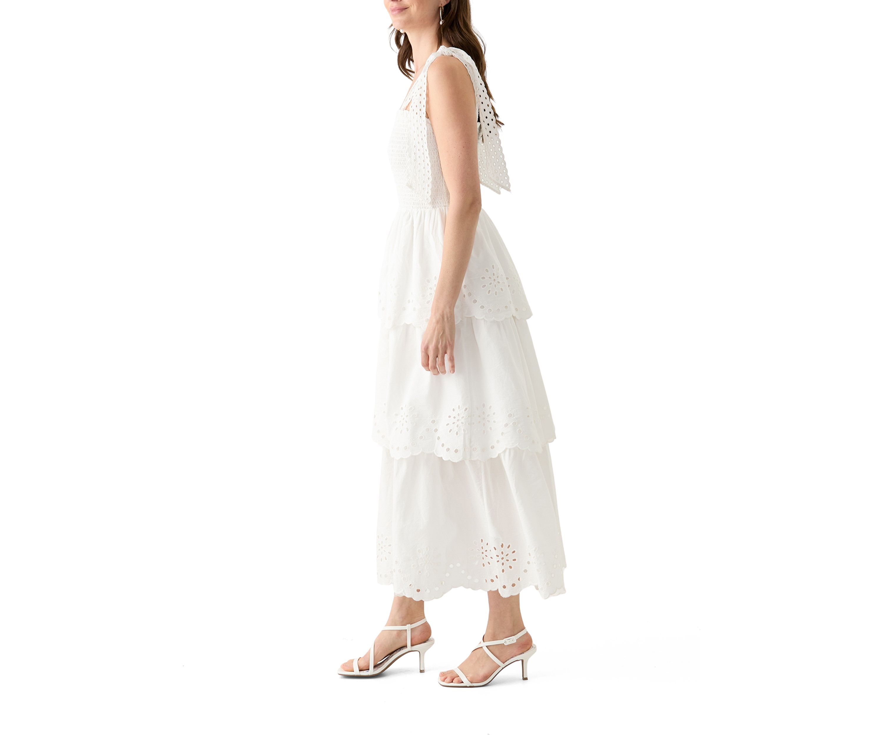Womens Sleeveless Smock Dress