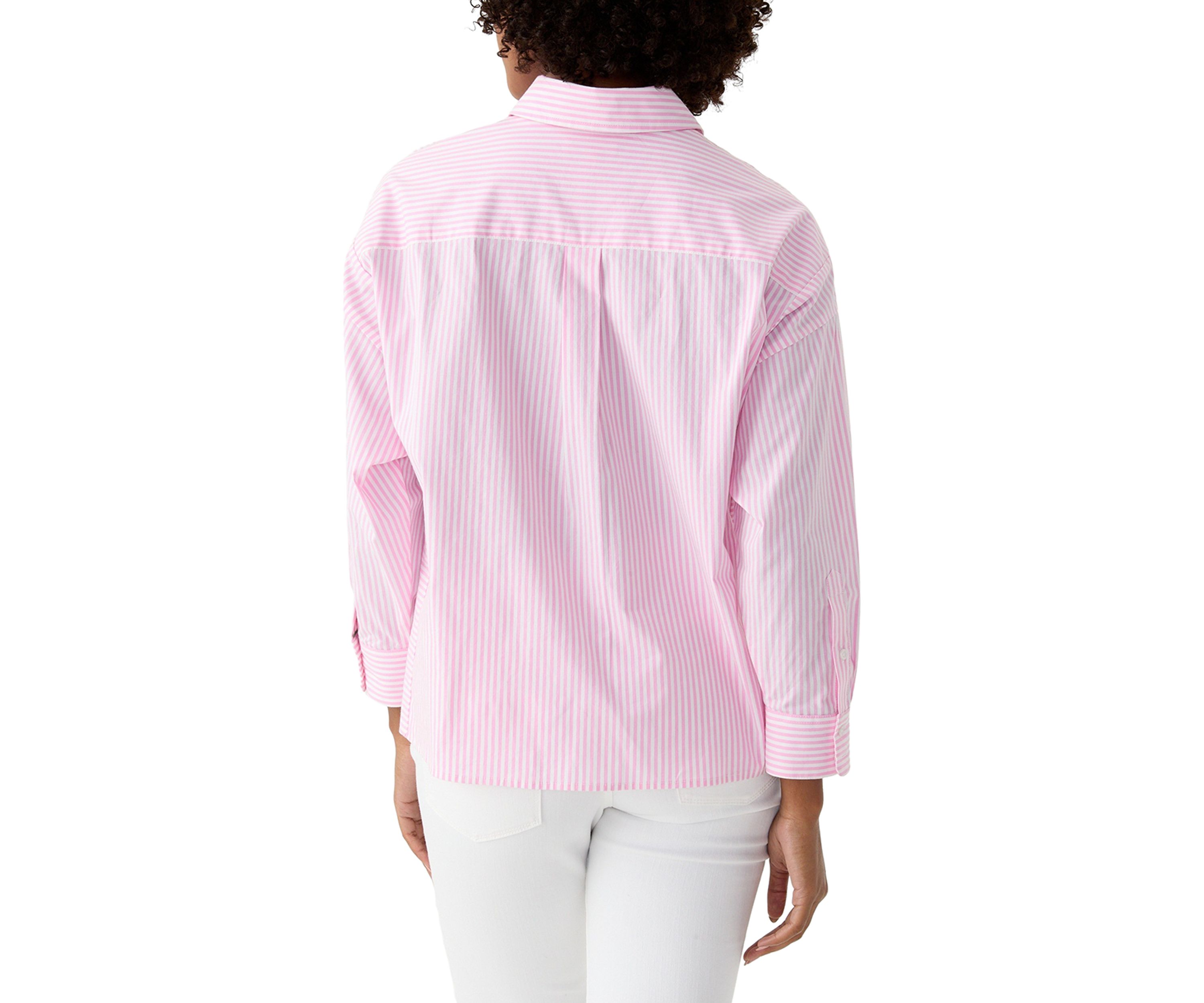 Womens Long Sleeve Oversized Button Up Shirt