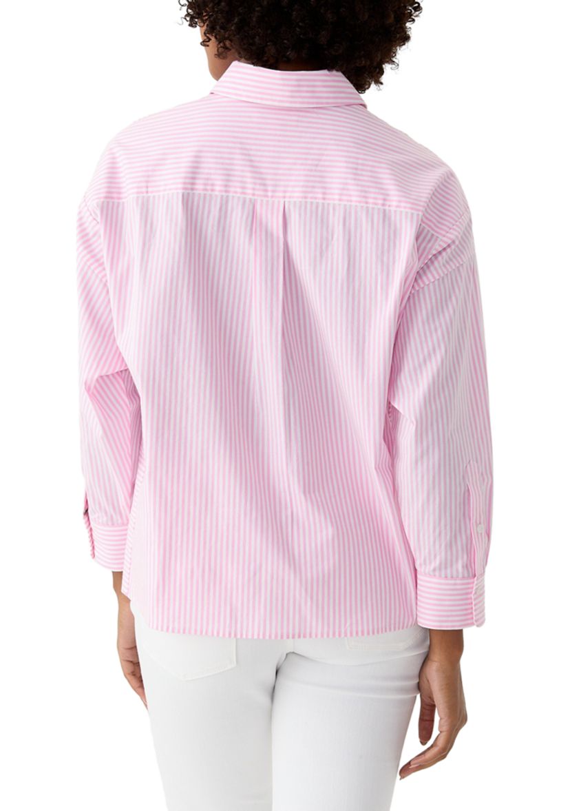 Womens Long Sleeve Oversized Button Up Shirt
