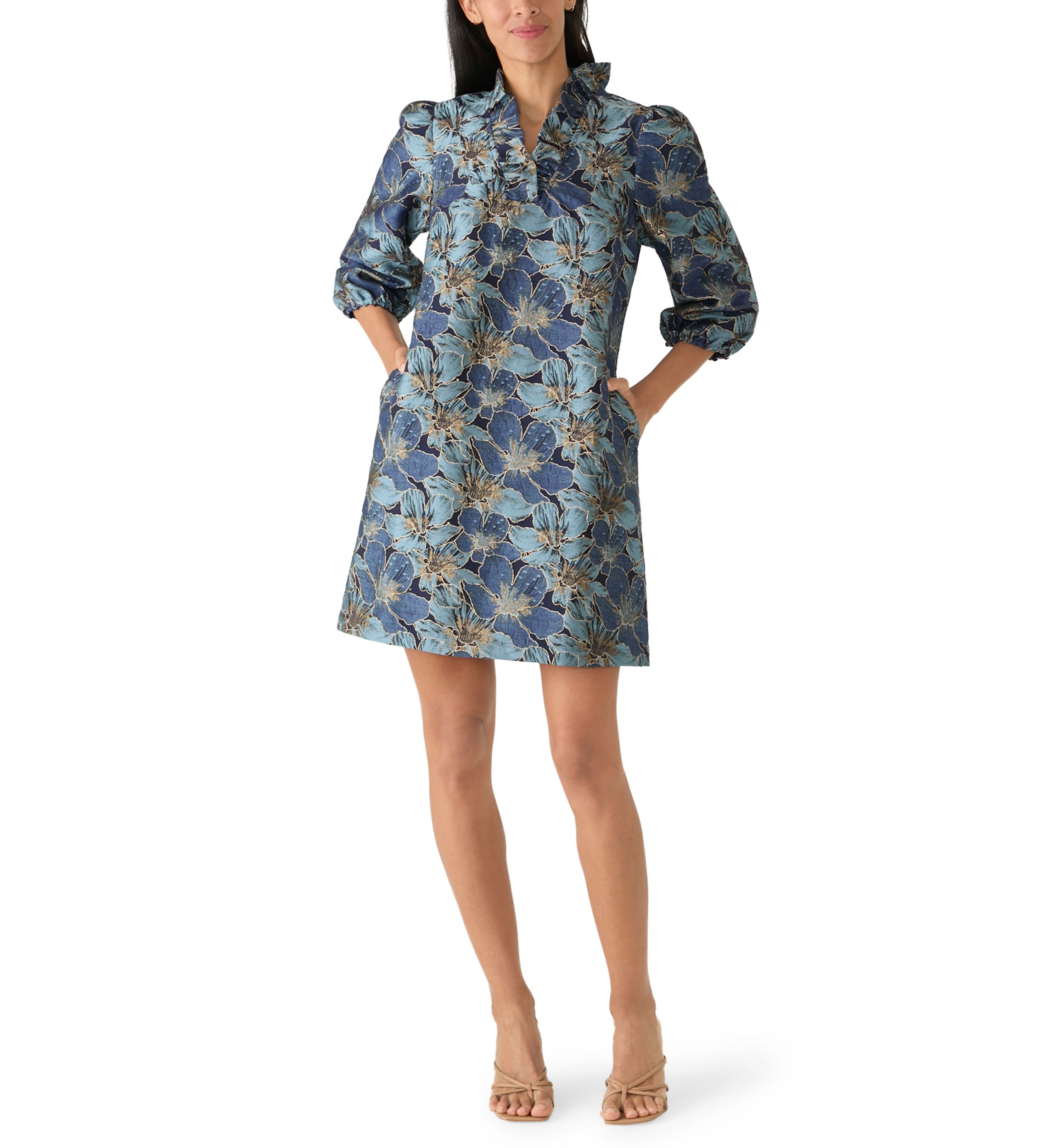 belk blue and white dress Women's Casual Dresses Embellishment:Glittering Accents This lovely London Times Ikea Hemnes 8 Drawer Jack and Jill of America Protocol Textured Dress - PRE-ORDER (Size):XL