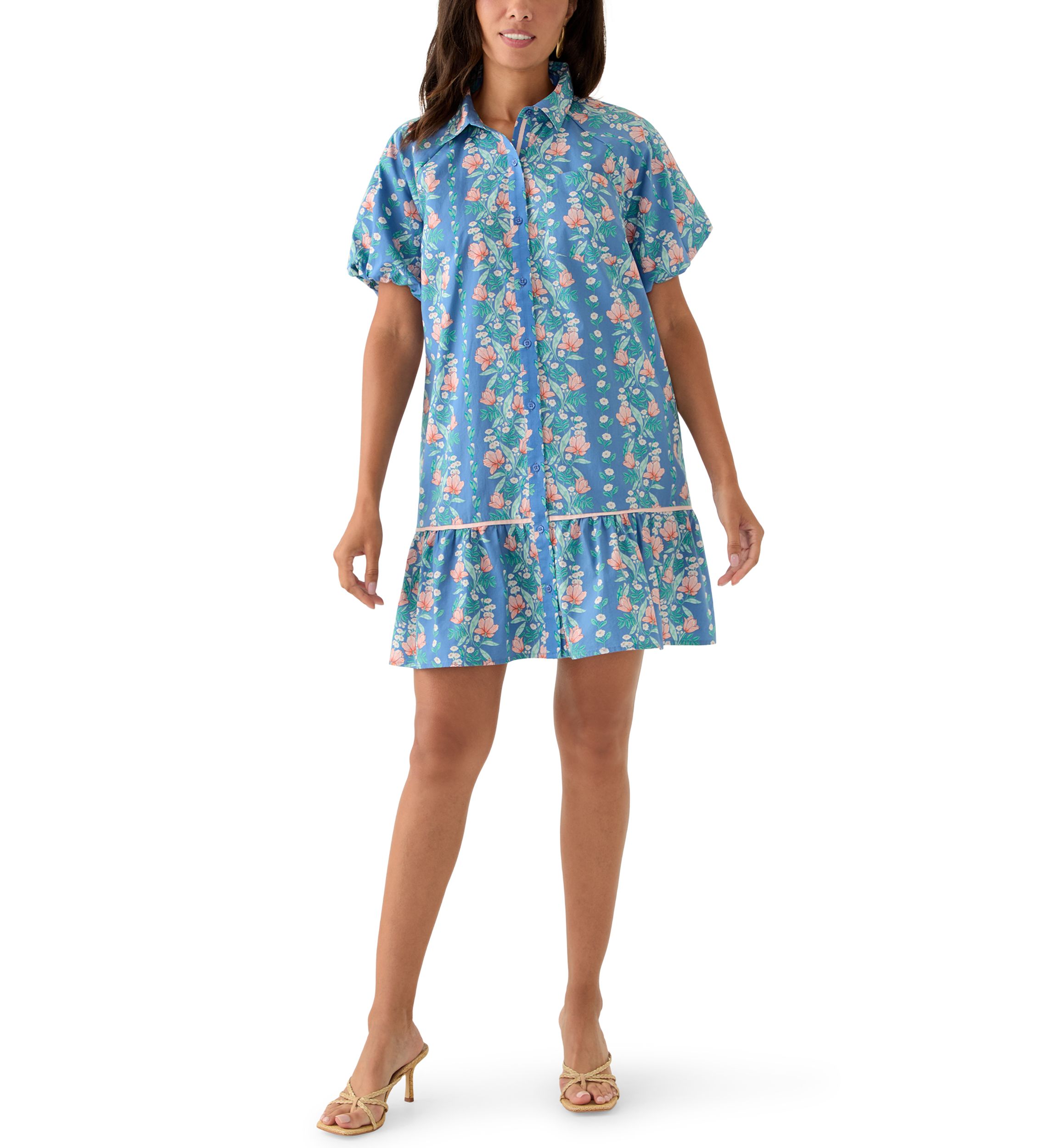 sachin and babi light blue dress casual african print dresses