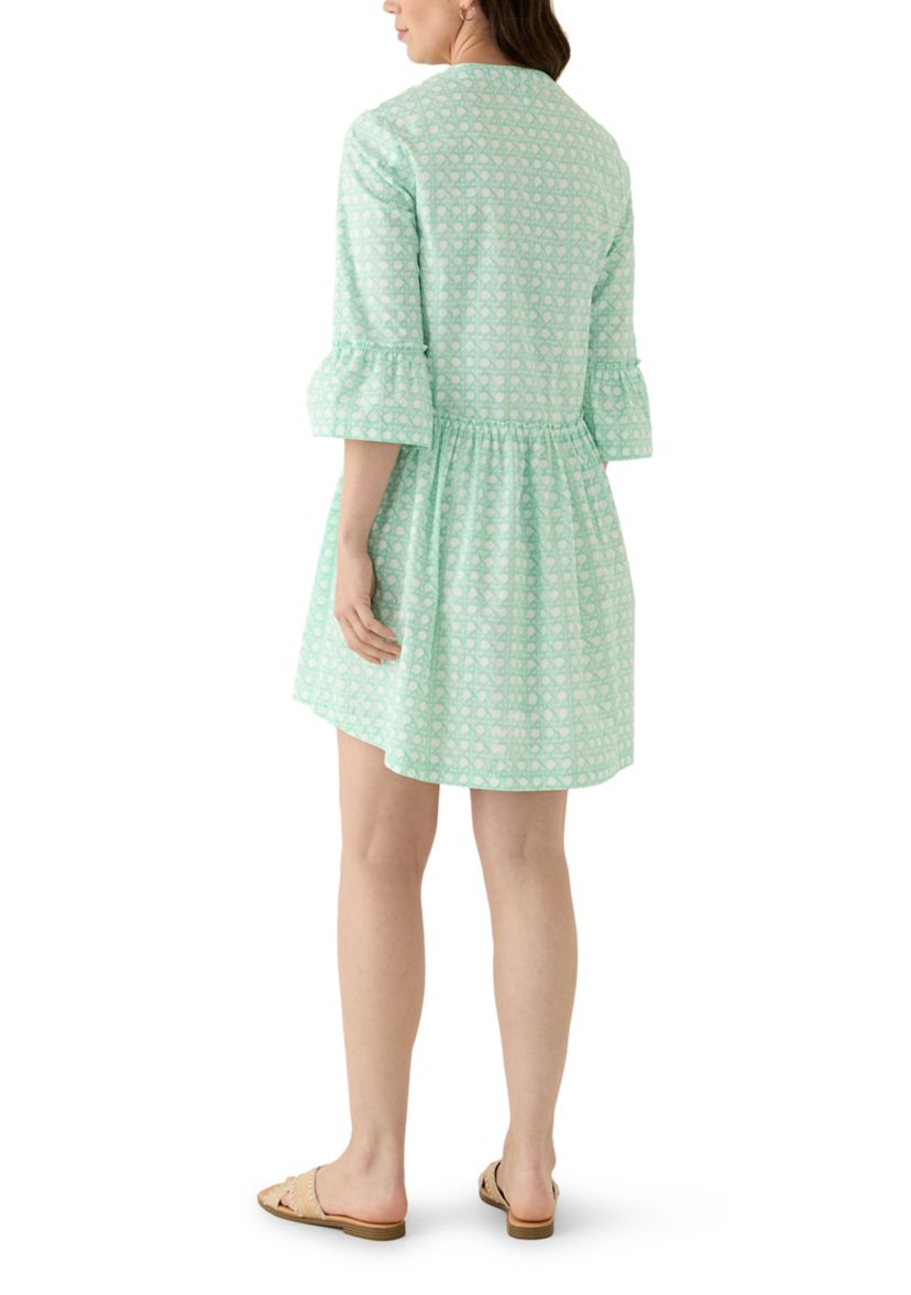 Crown & Ivy Women's Three-Quarter Sleeve Flounce Tiered Dress | Belk