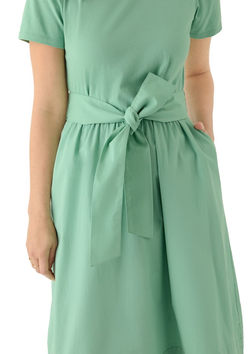 olive green color combination dress Hand Painted Olive Green Dress From 'VARNAM' Collection – Malar Vikram main image 1