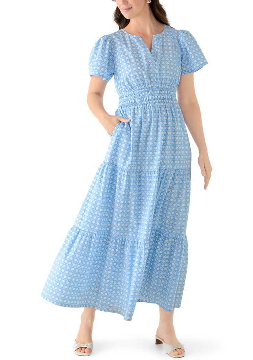 crown and ivy blue dress Duchamp London Men's Fancy Dot Dress Shirt main image 0