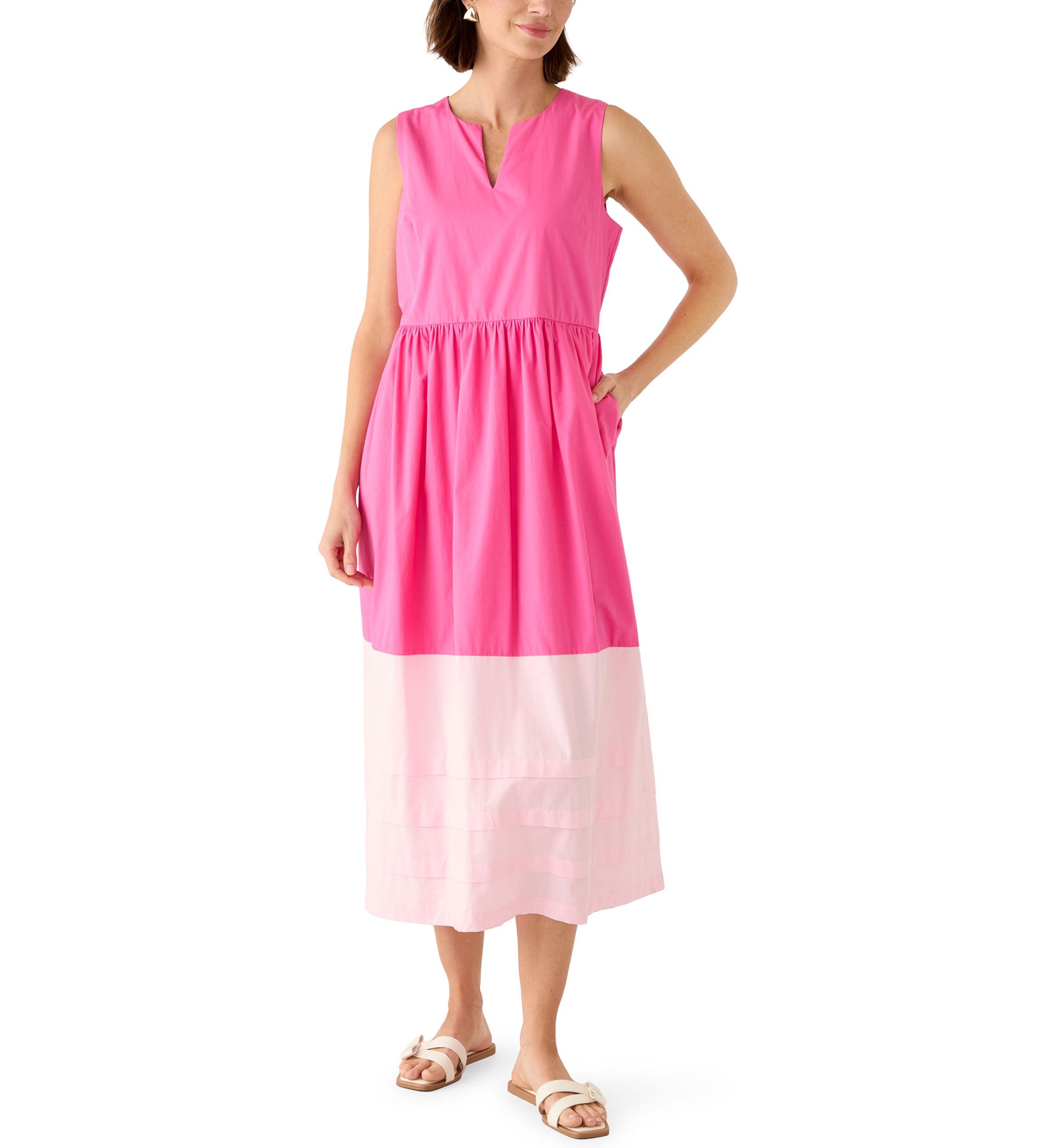open lace back dress Hand Beaded Short Sleeve Floral Godet Gown In Blush Pink main image 1
