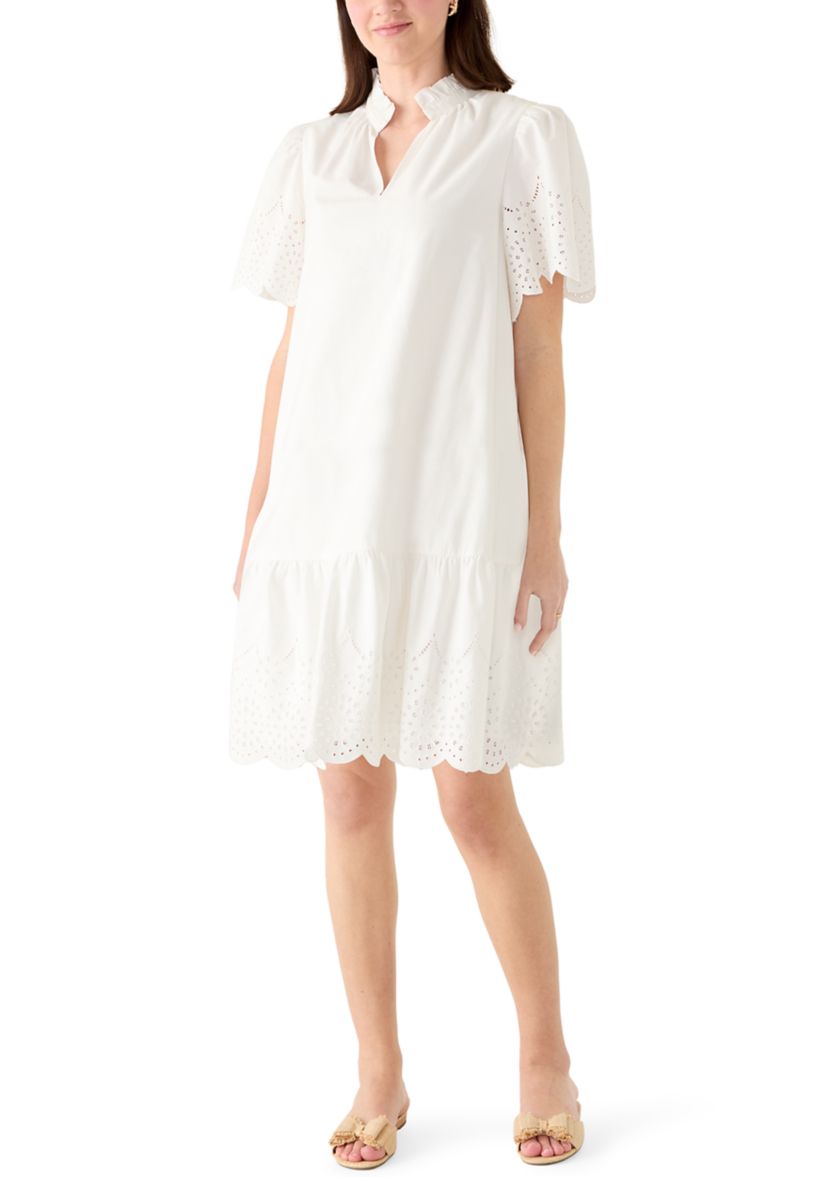 ruffle floral dress mini Hazel Floral Ruffle A-Line Mini Dress