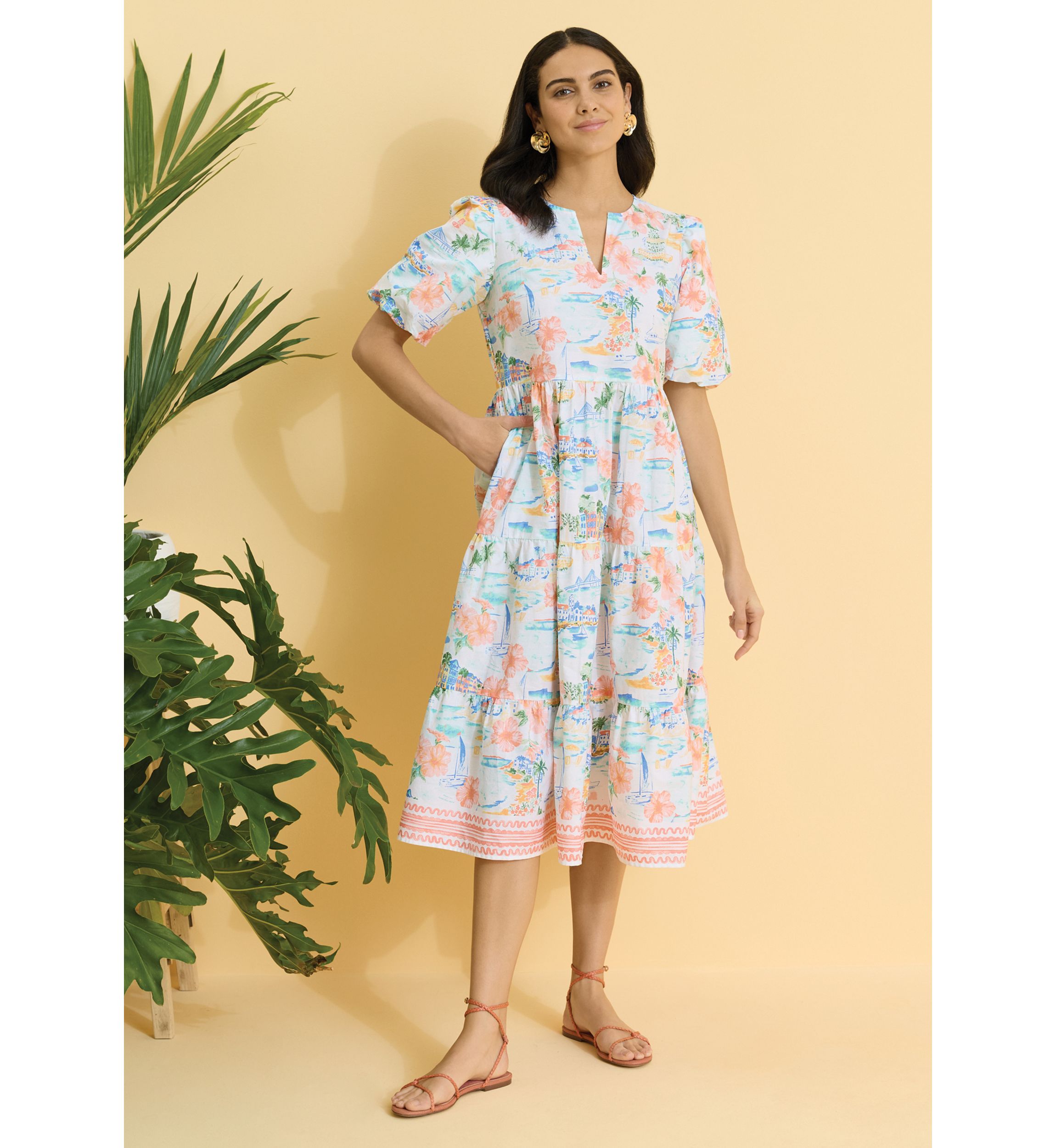 sachin and babi light blue dress Womens Black Solid Polyester Round Neck 3/4 Sleeve Casual Long Maxi Dress  Small