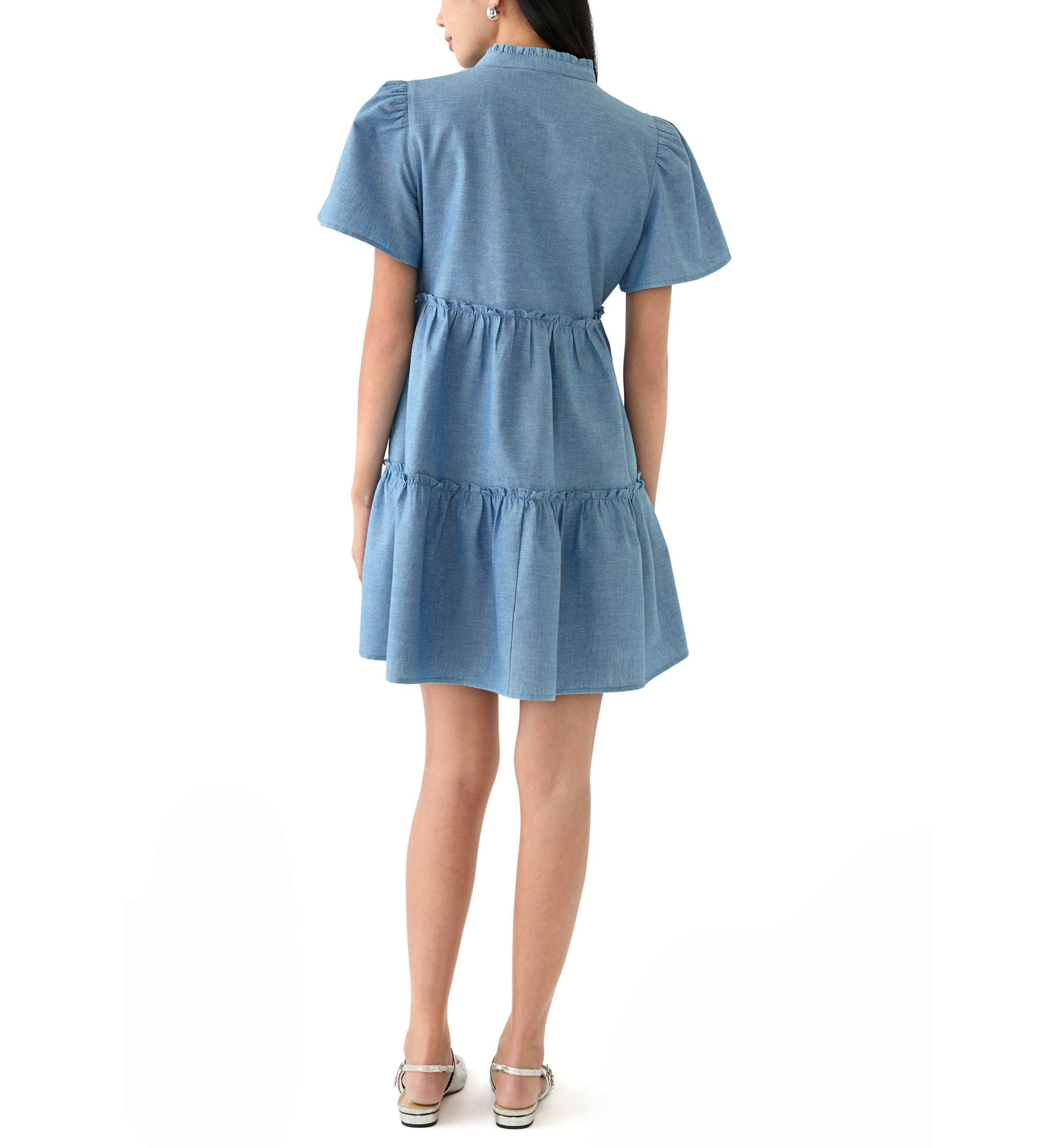 Petite Peasant Mini Dress
