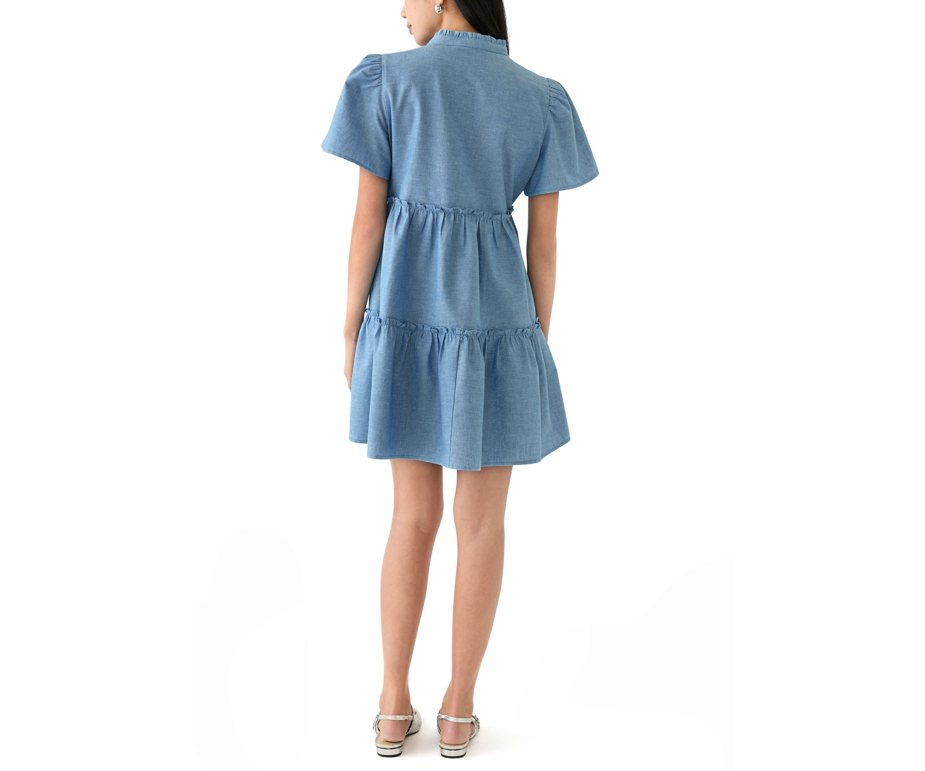 Petite Peasant Mini Dress