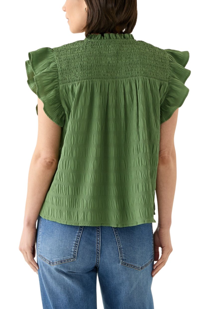 Petite Flutter Sleeve Top 