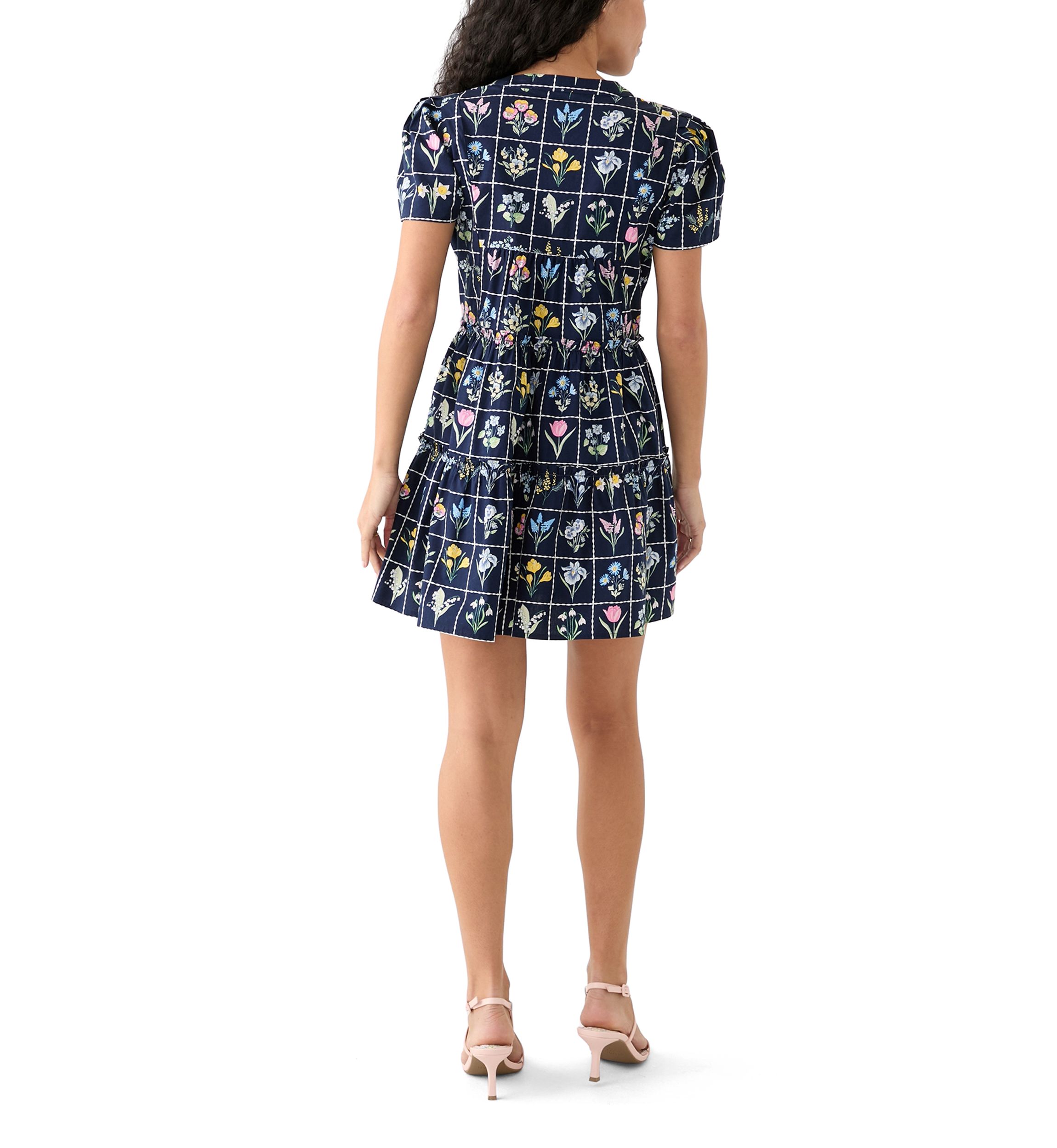 Petite Short Sleeve Tiered Dress