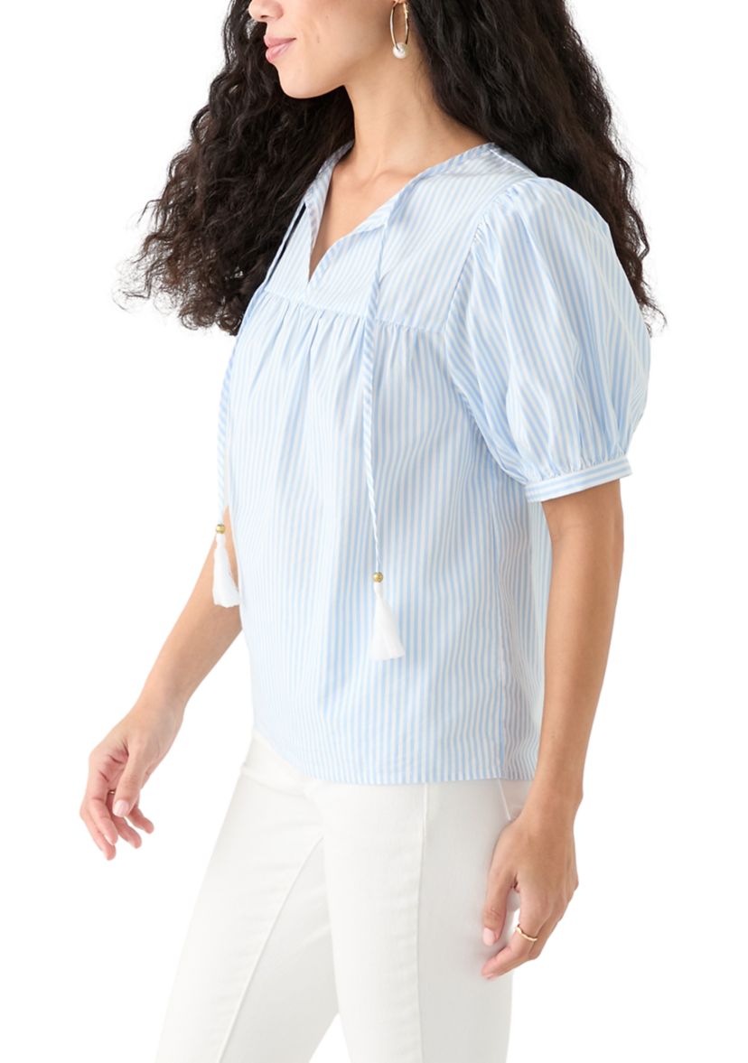 Petite Tassel Peasant Top