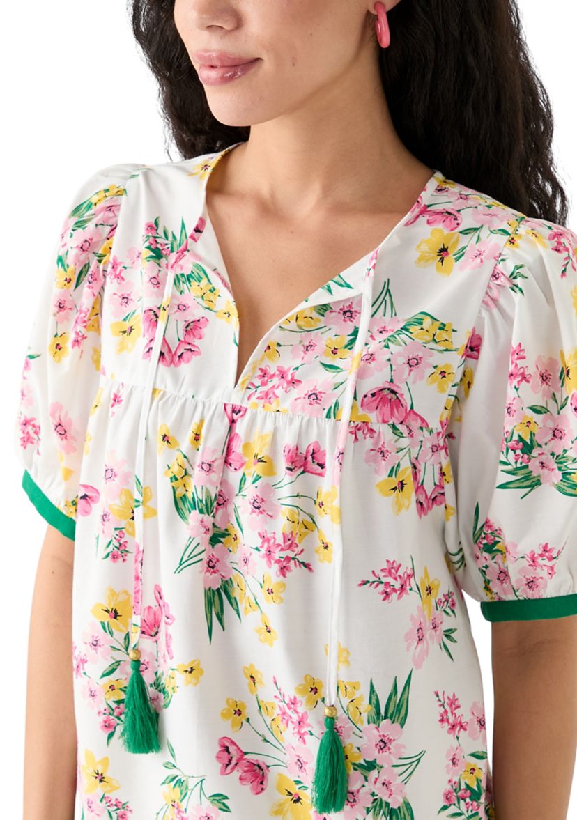 Petite Tassel Peasant Top