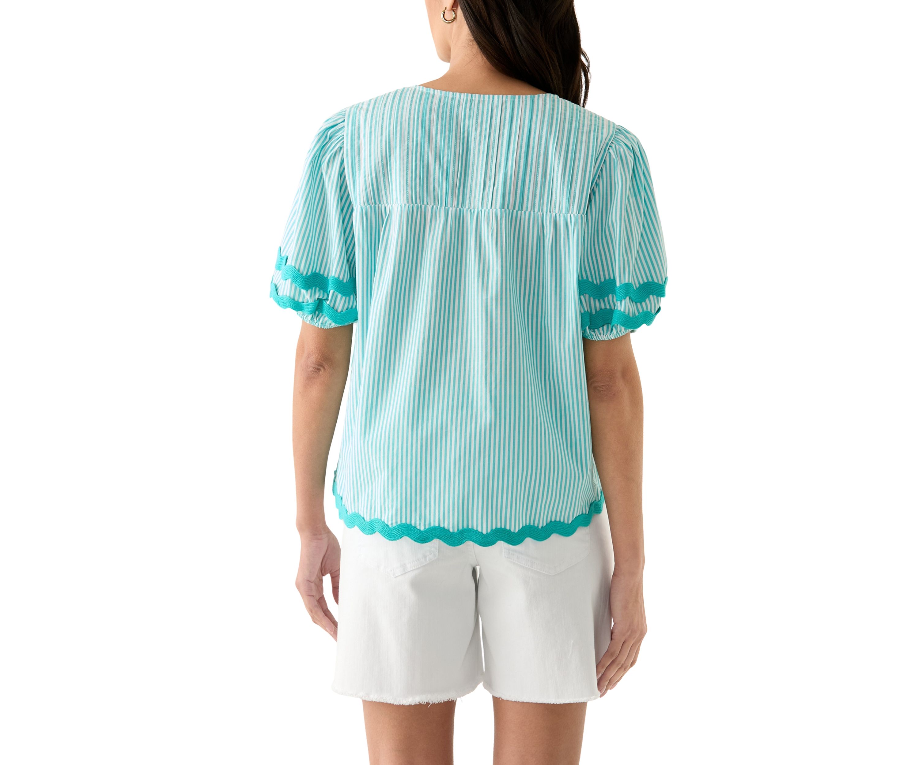 Petite Ric Rac Trim Top