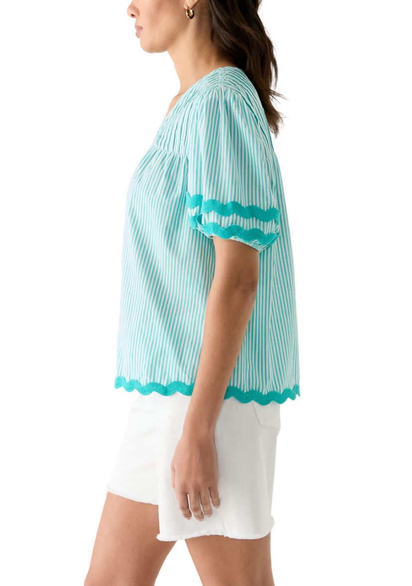 Petite Ric Rac Trim Top