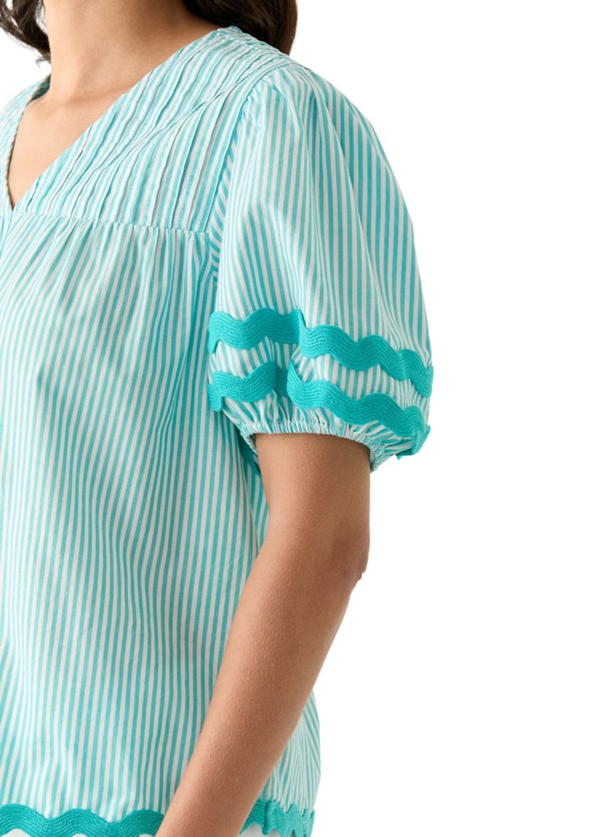 Petite Ric Rac Trim Top