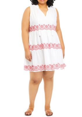 Belk white dress sales plus size