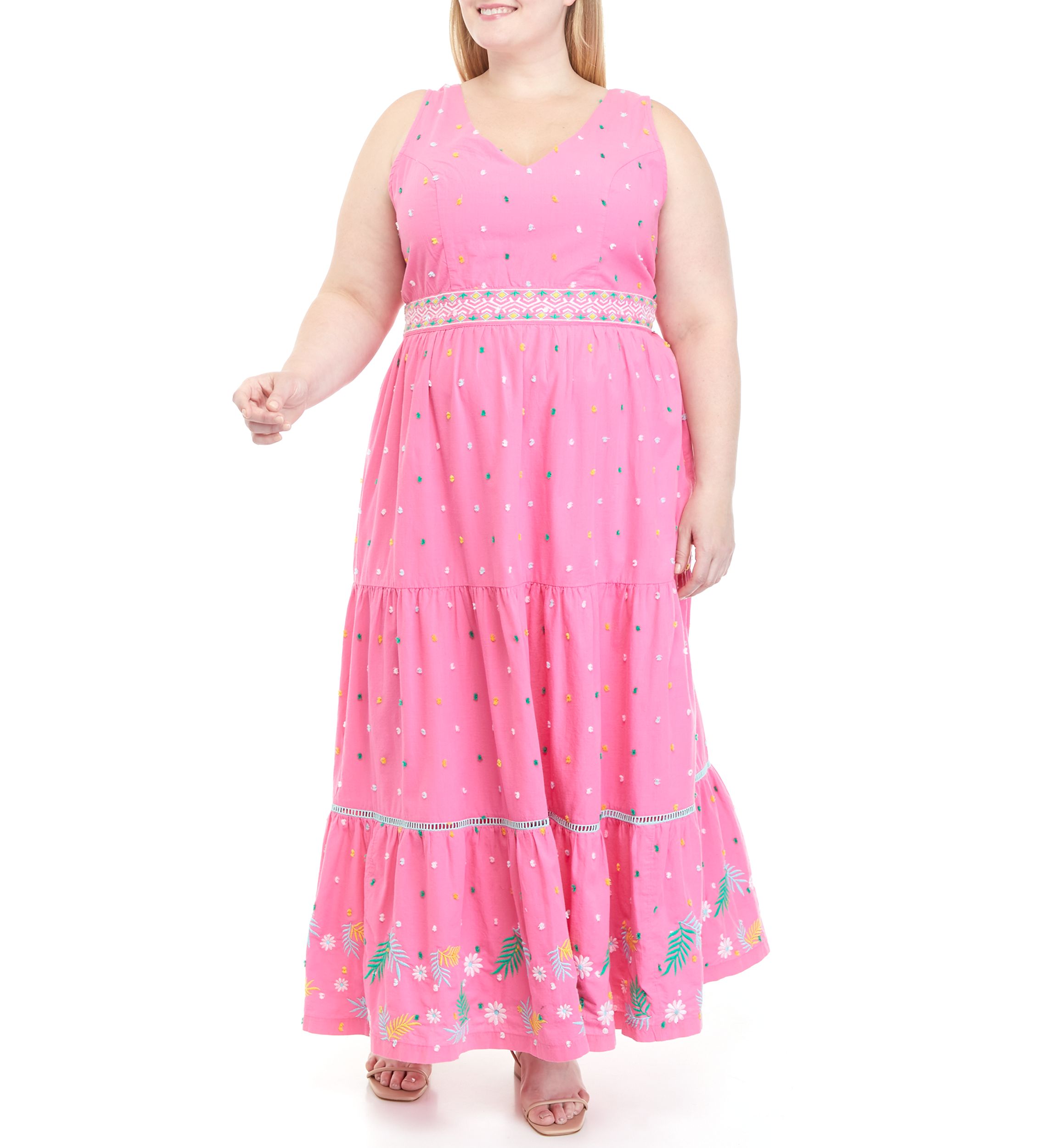 Pink Crown & Ivy Women's Plus Size Dresses | Belk