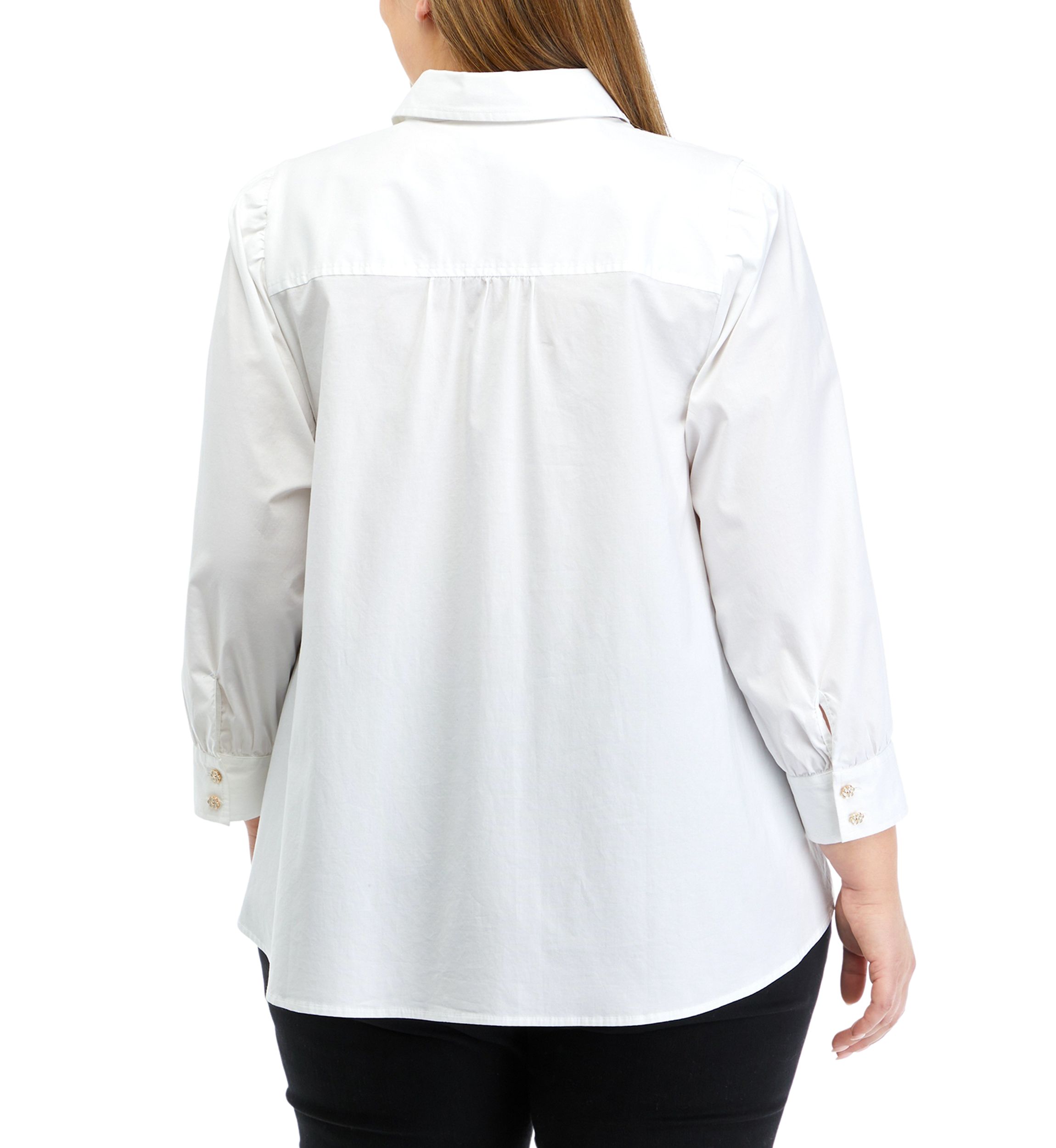 Plus Size Button Down Top