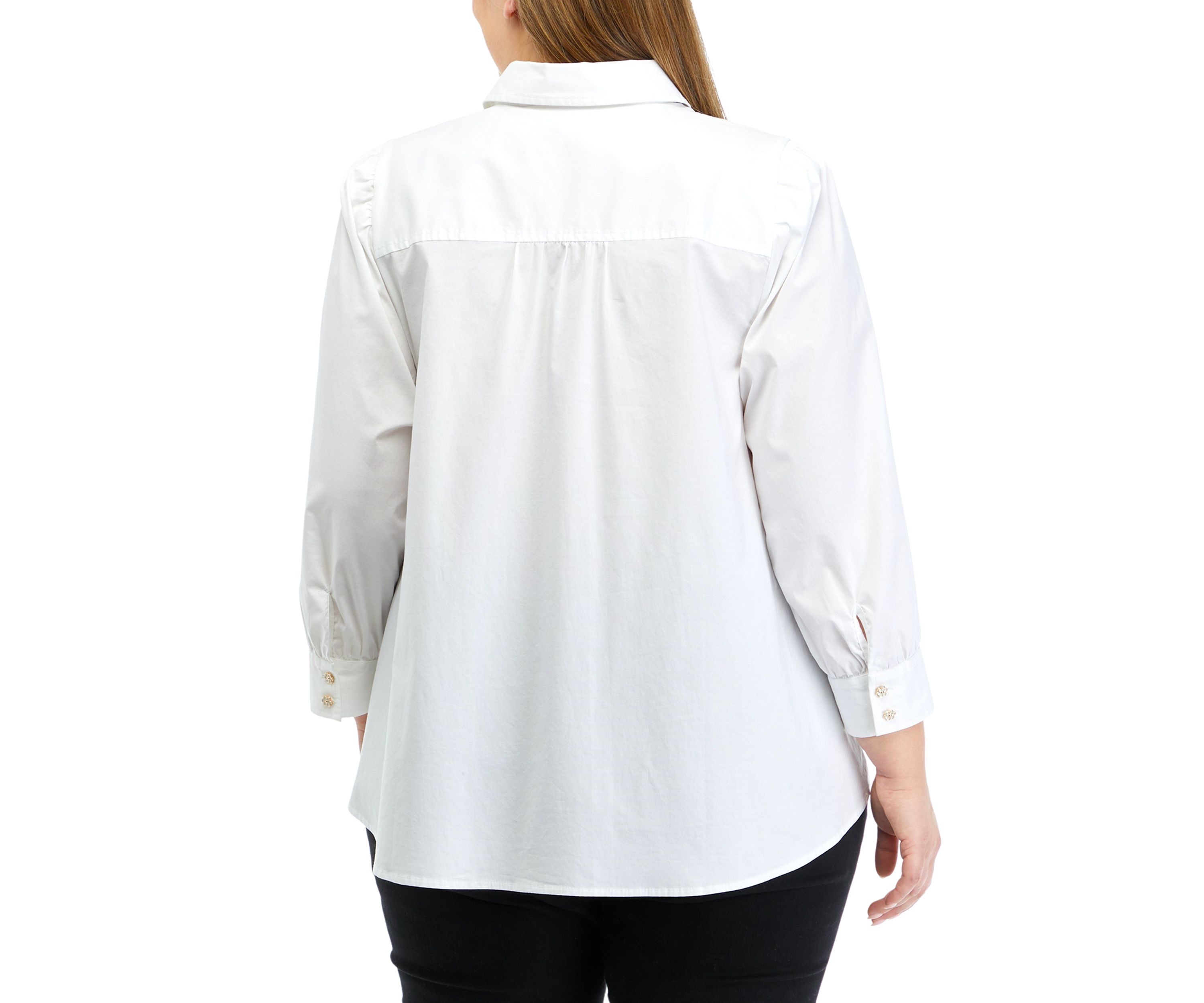 Plus Size Button Down Top