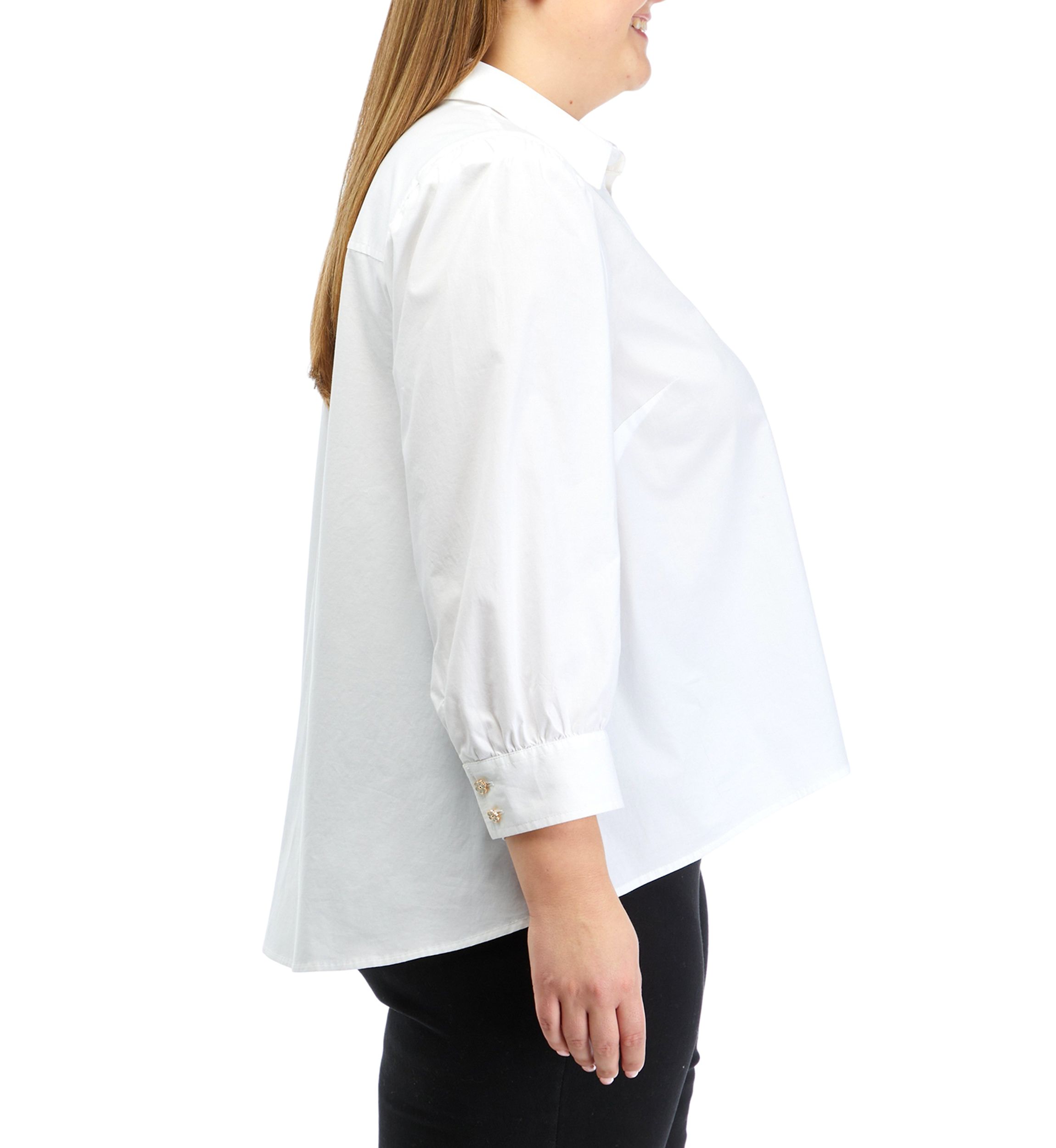 Plus Size Button Down Top