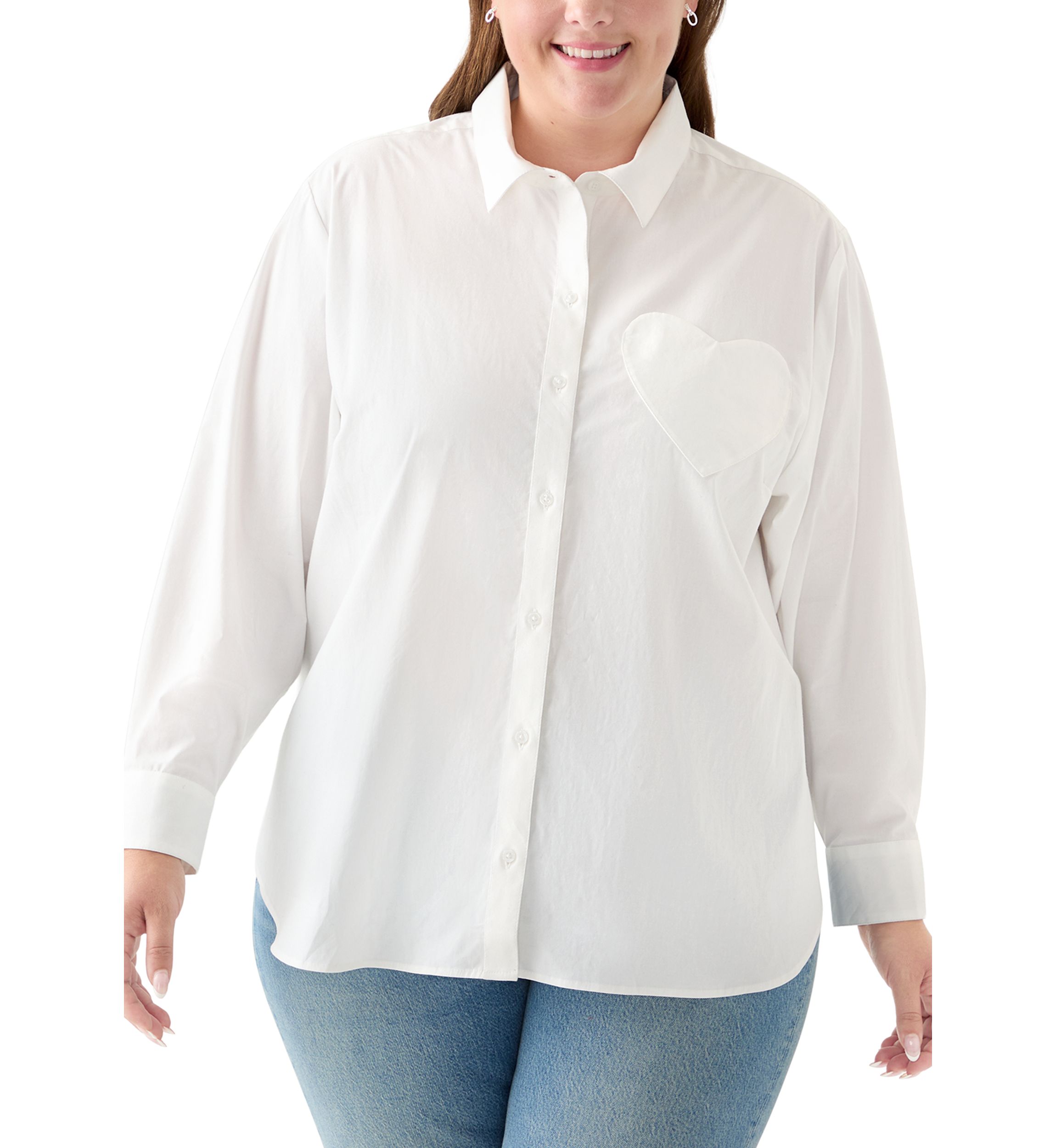 Women's Plus Size Button Down Shirts | Belk