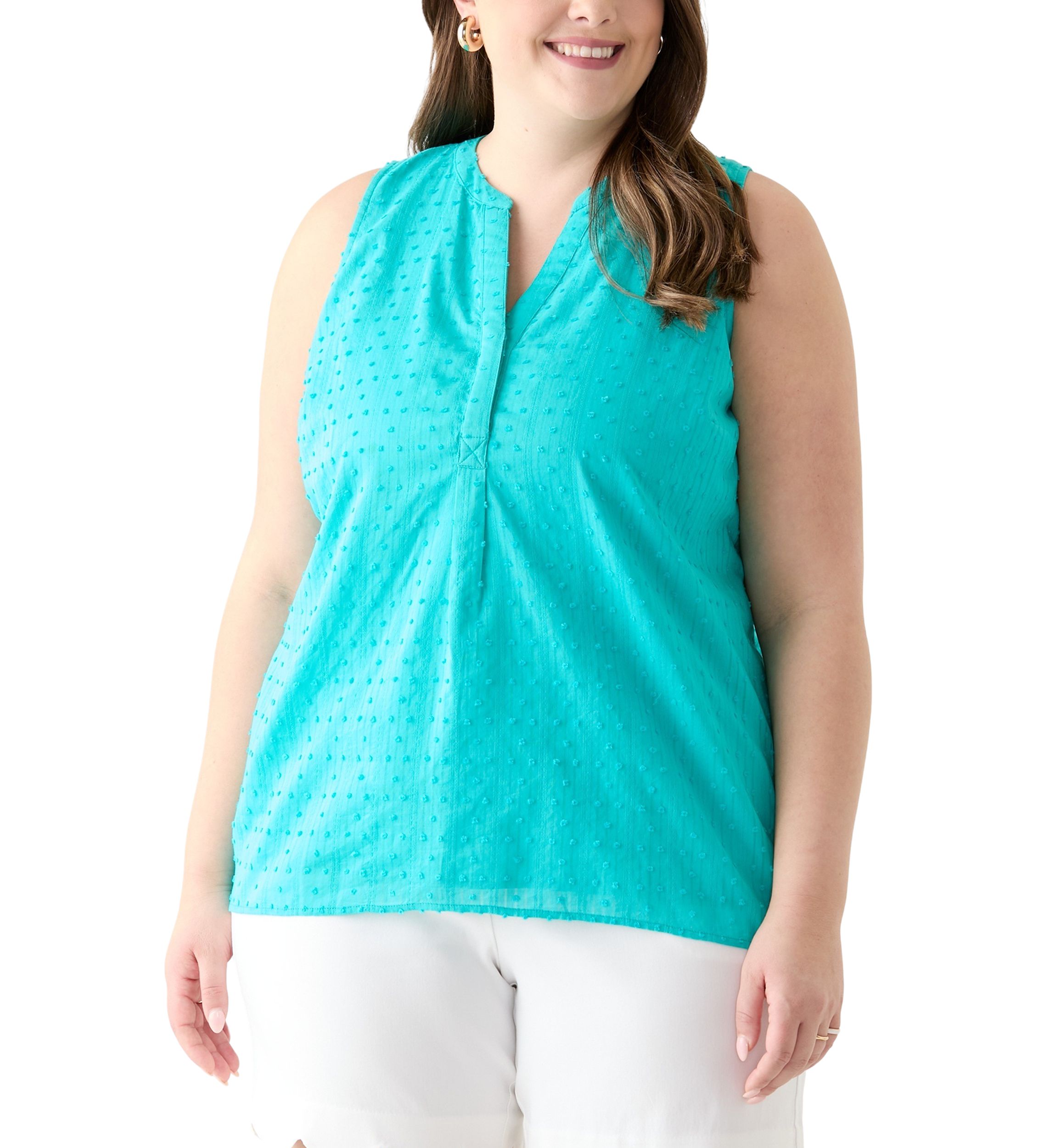 Plus Size Peasant Top
