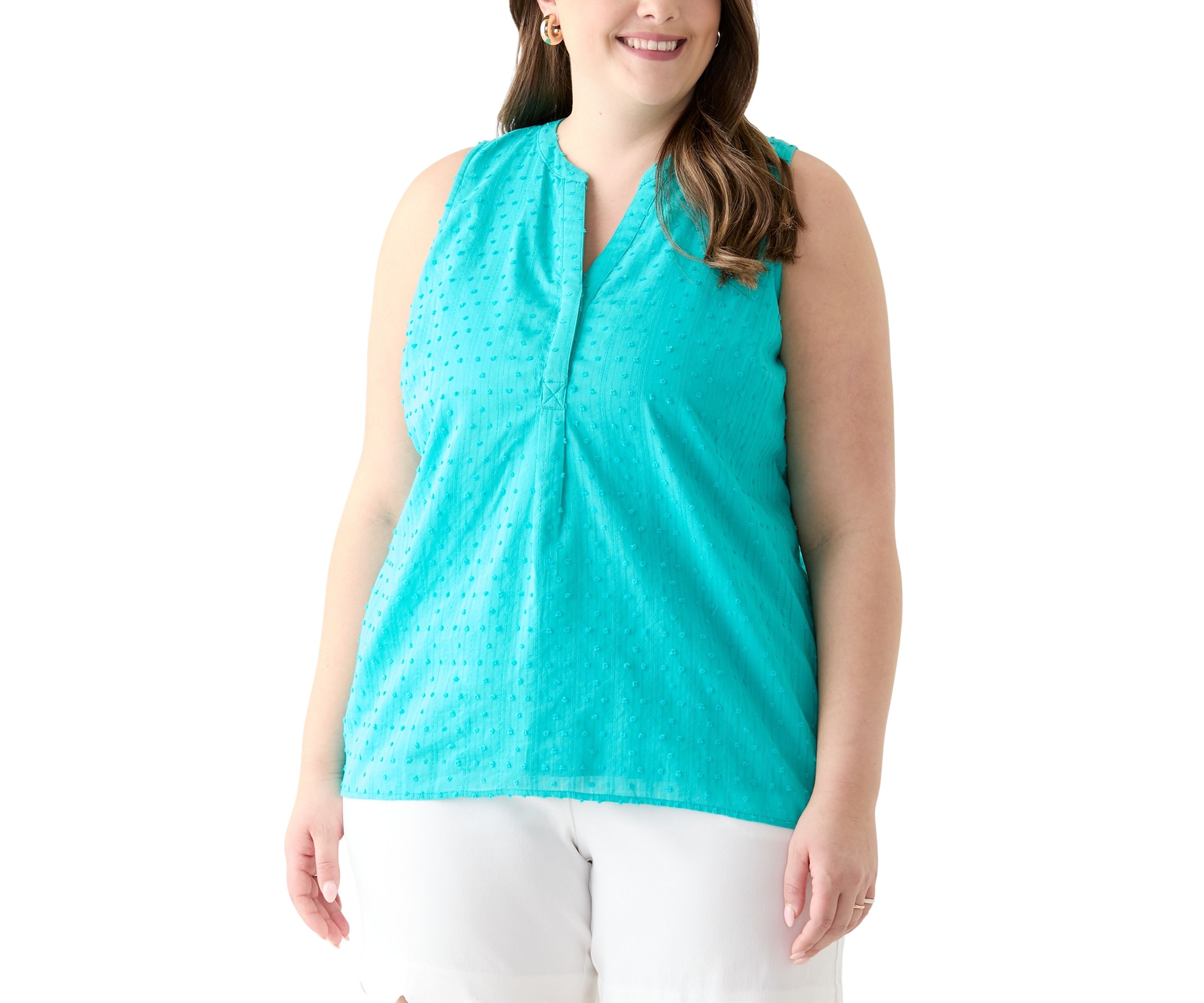 Plus Size Peasant Top