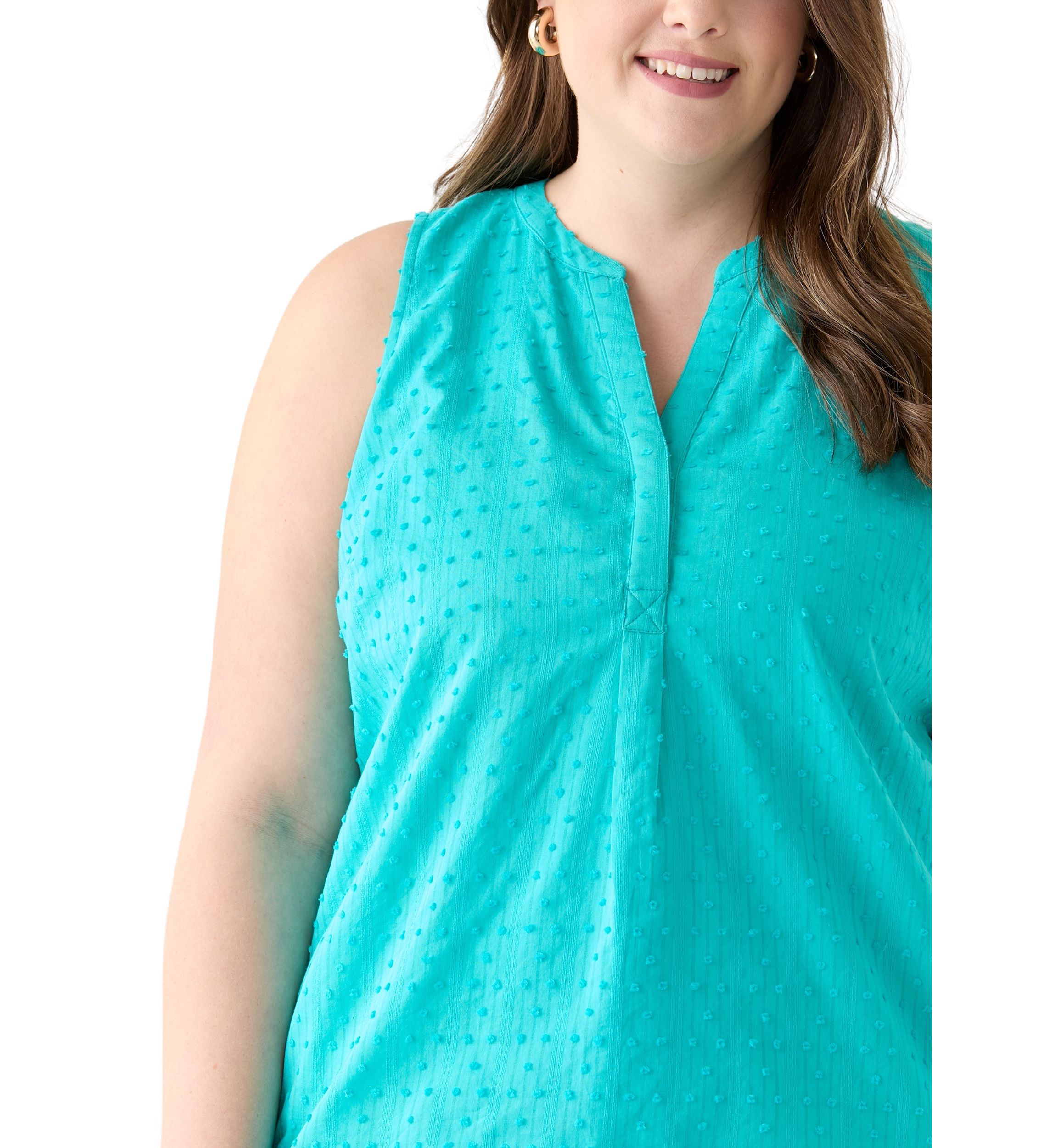 Plus Size Peasant Top